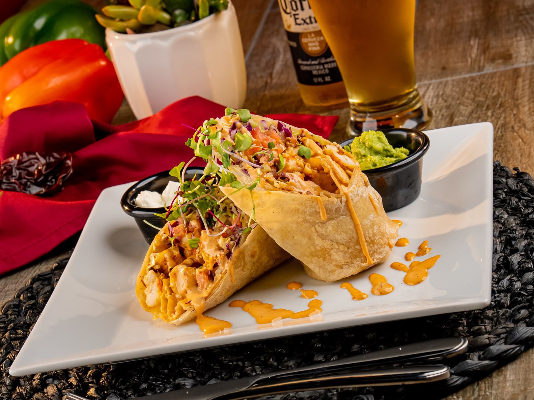Seafood Burrito