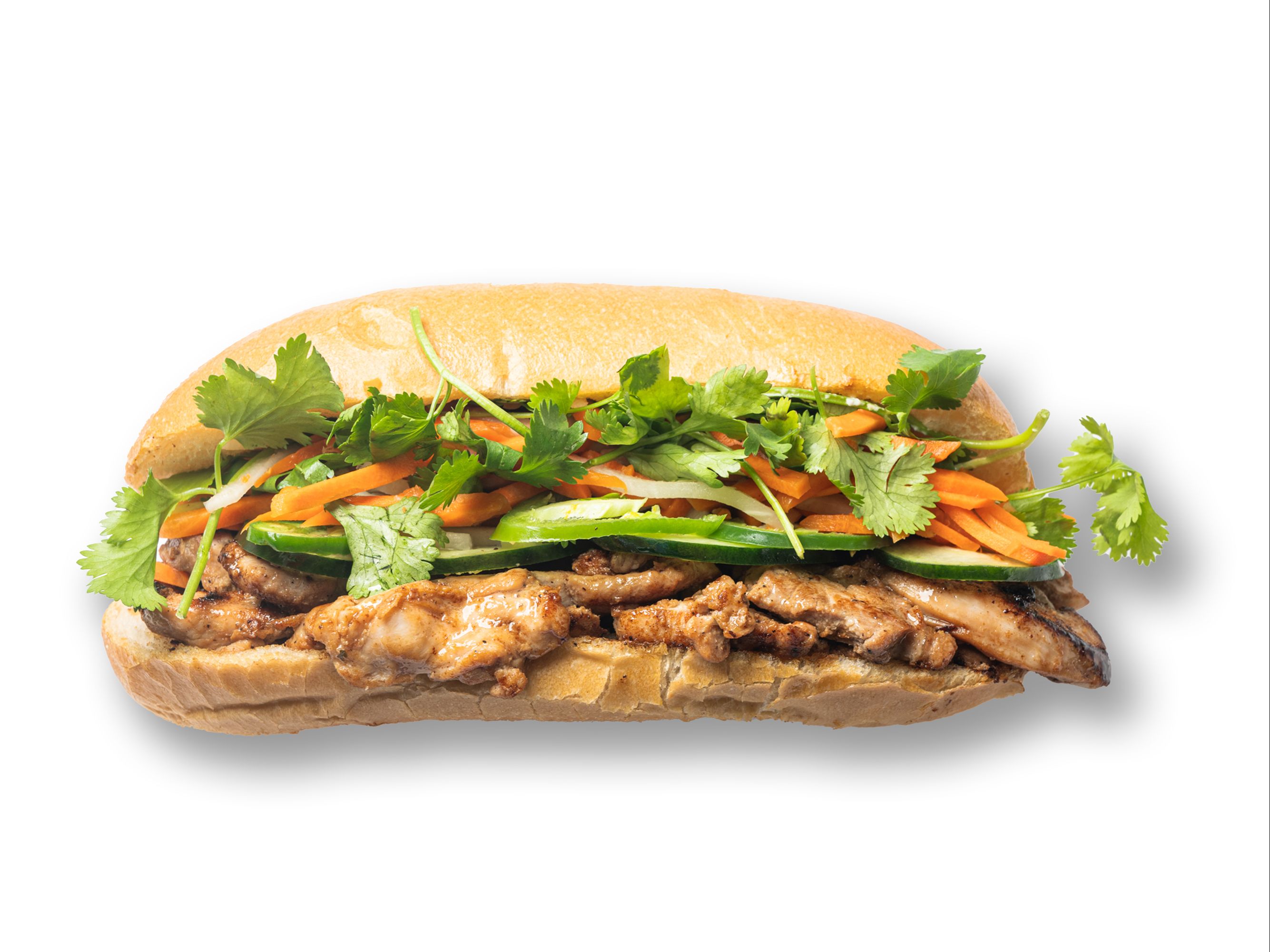 Grilled Chicken Banh Mi.