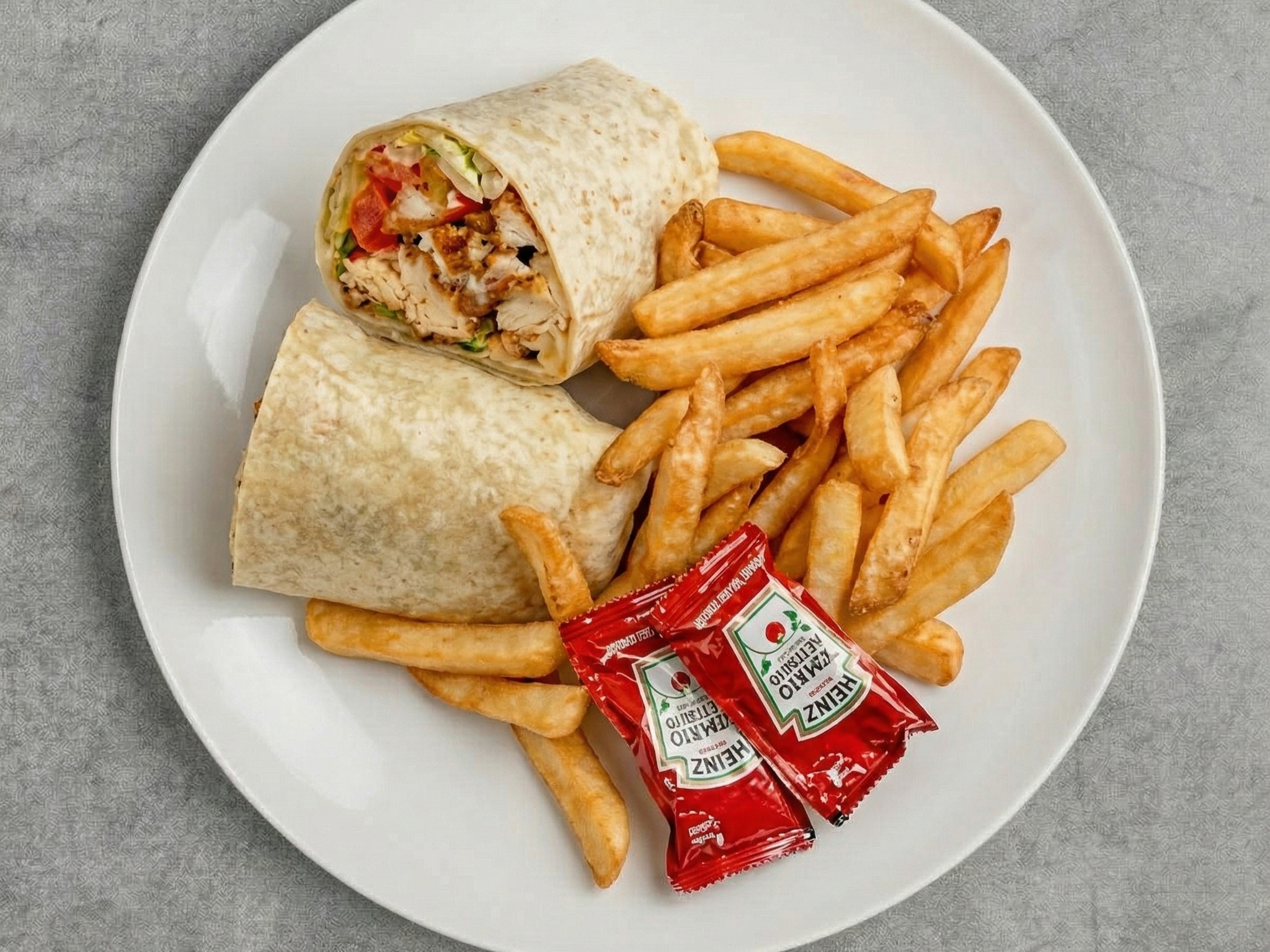 Grilled Vegetable Wrap.