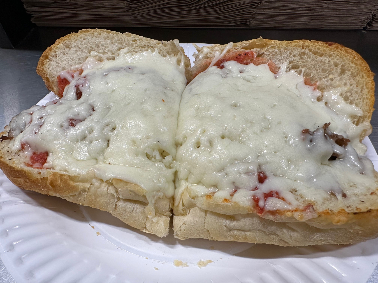 Pizza Steak Sub.