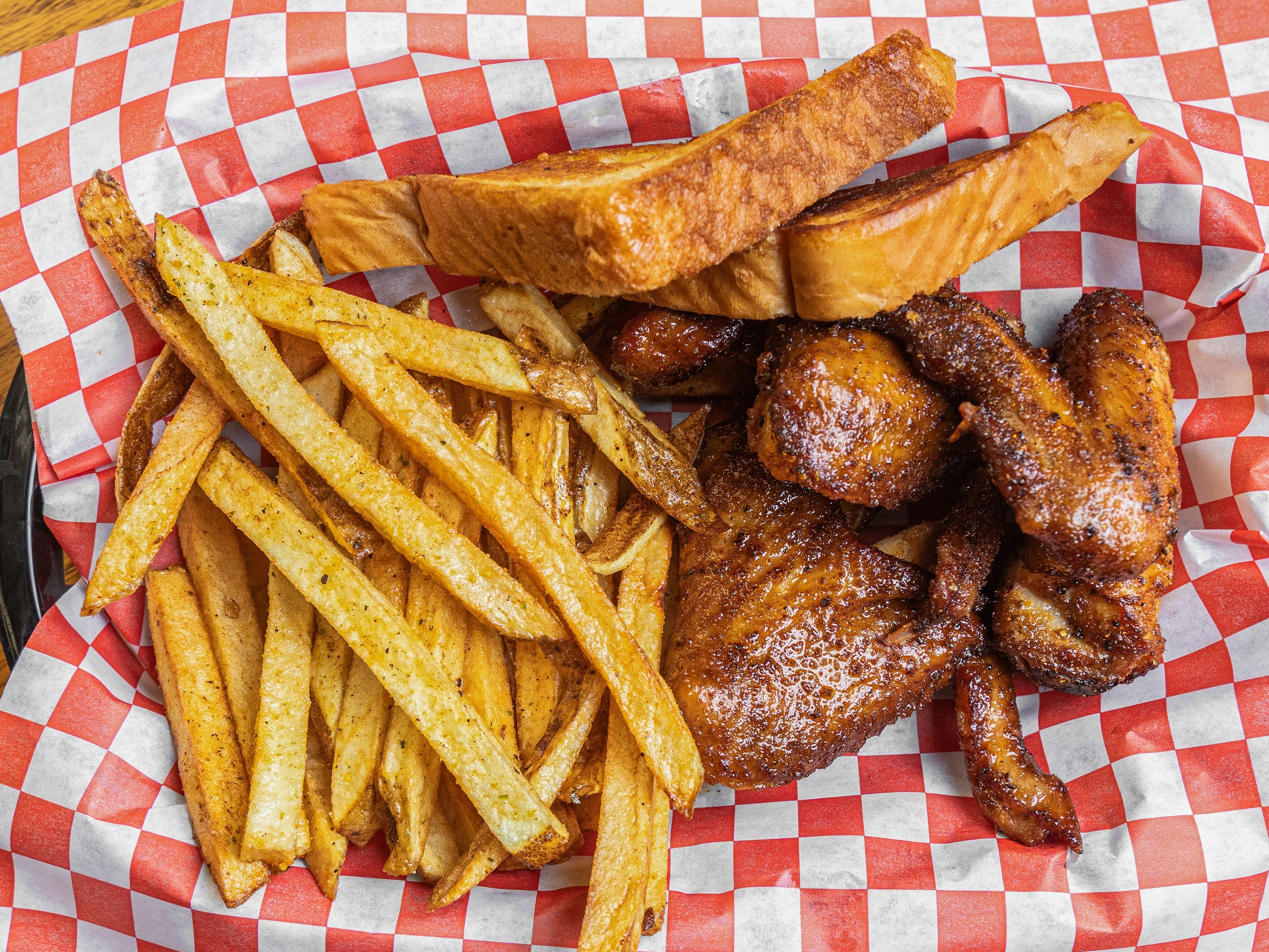 3 Wing Basket w/side