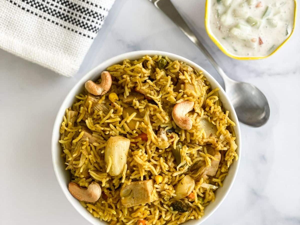 JACK FRUIT BIRYANI.