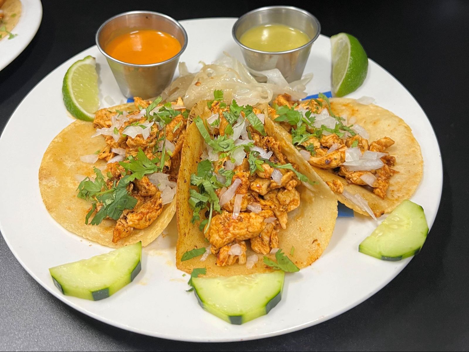 (3) Mesquite Tacos.