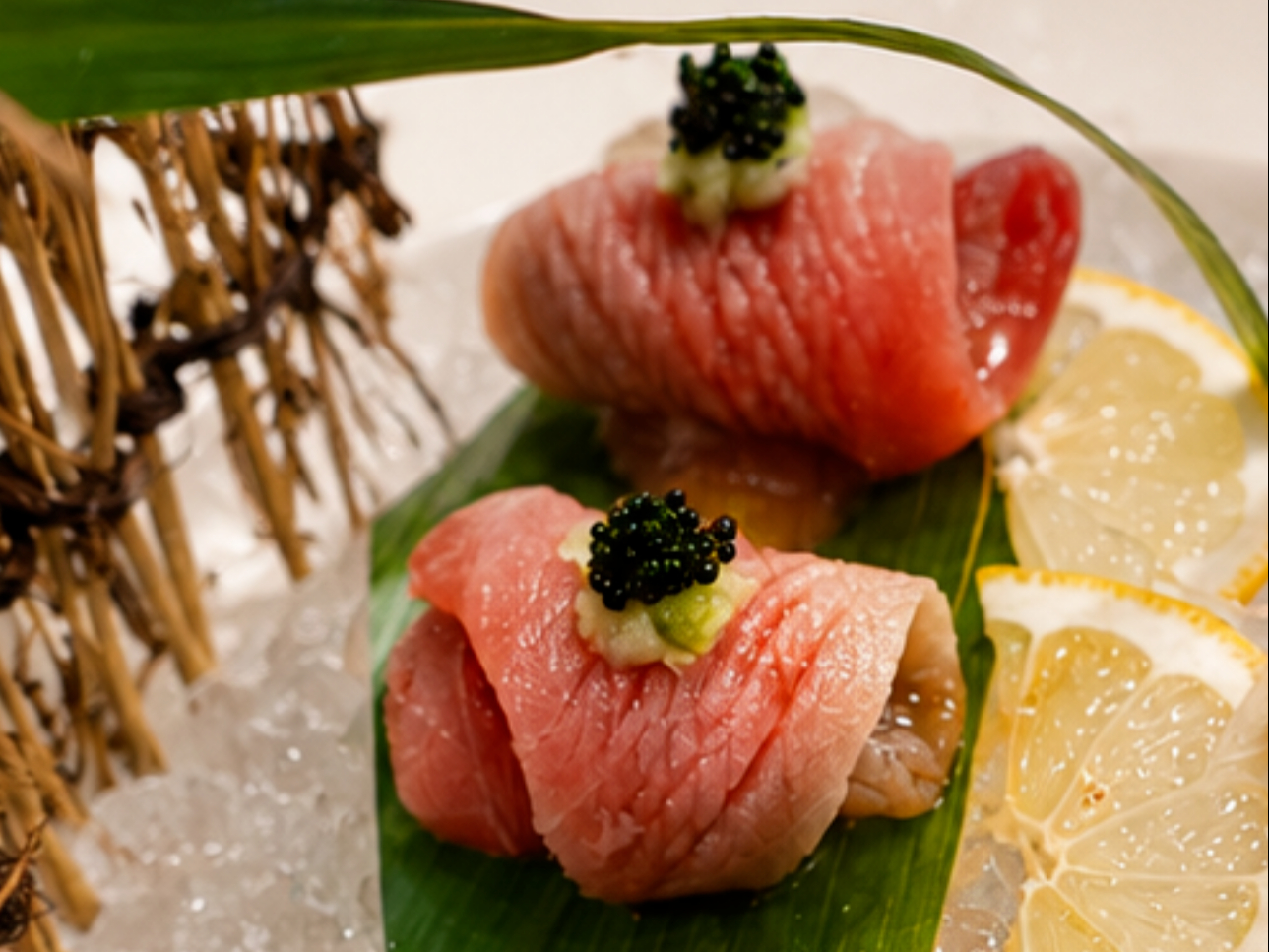 Bluefin Tuna Sashimi.