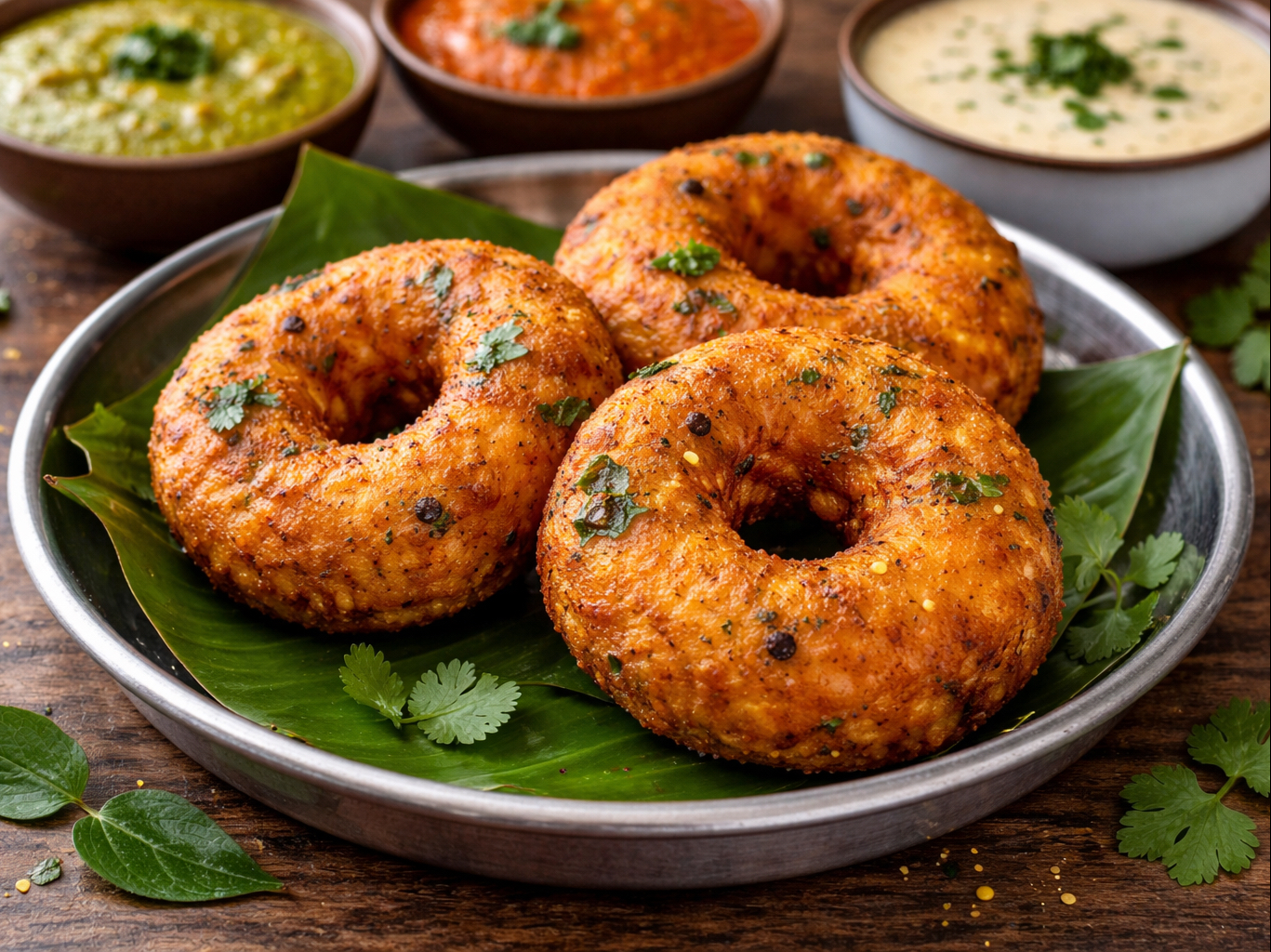 Medu Vada (3 Pcs) (V, GF).