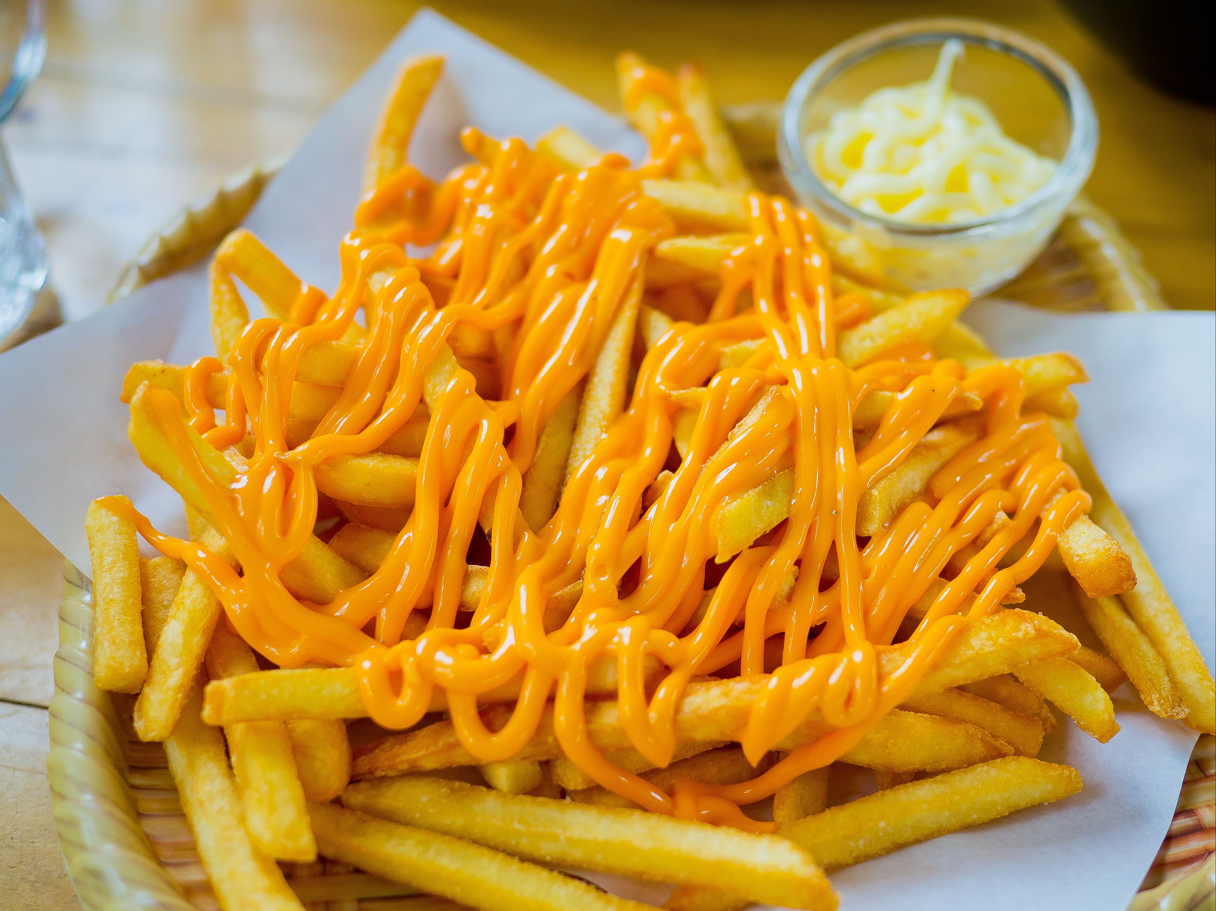 Fries with Melted Cheese