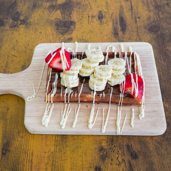 Strawberry Banana Waffle