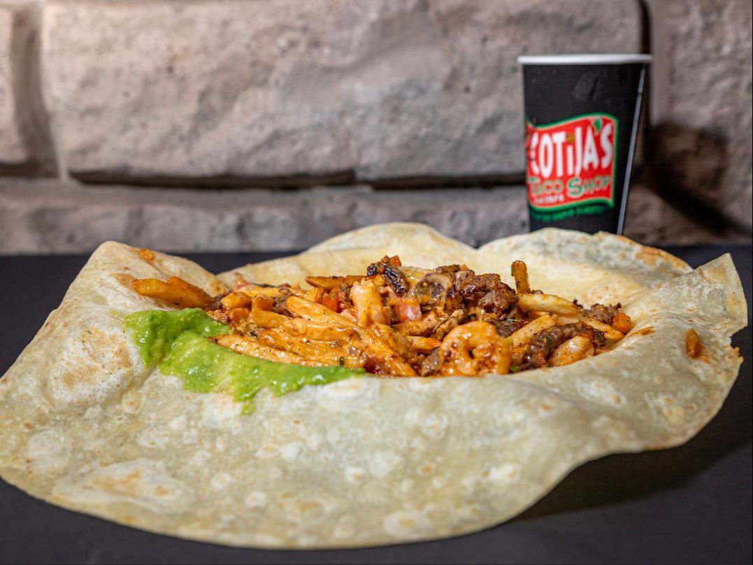 Cali-Surfing Burrito.