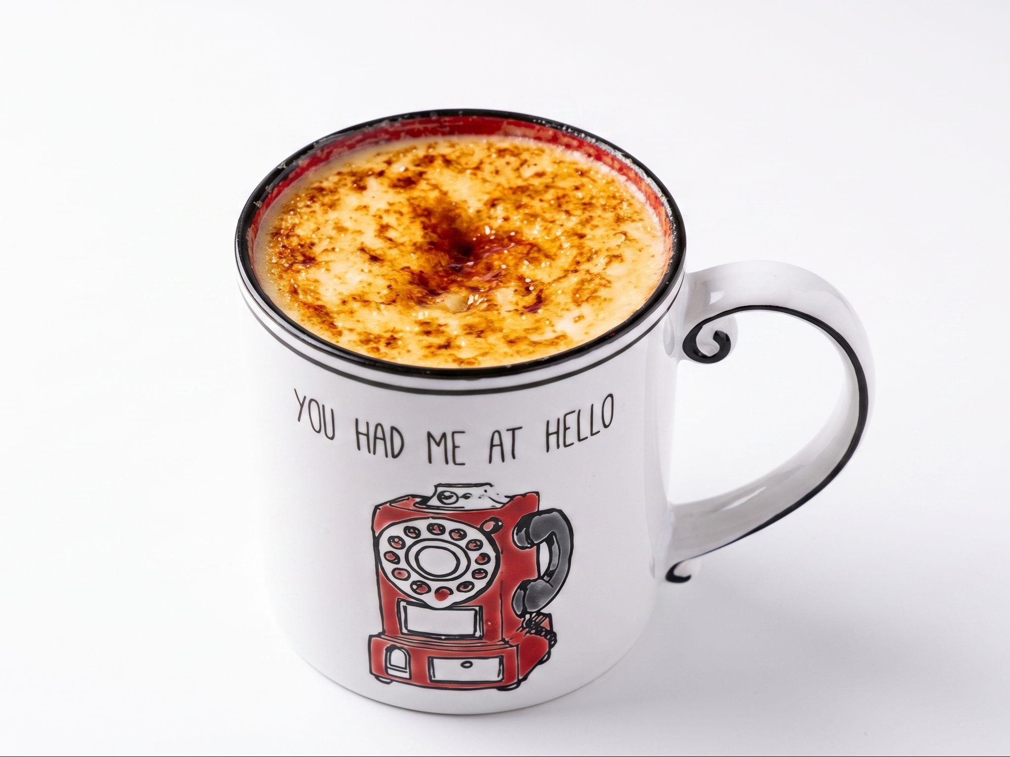 Caramel Creme Brulee.