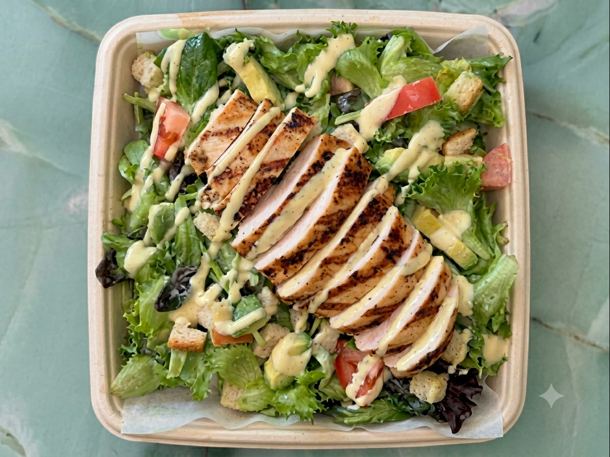 Chicken Caesar Salad (GF).