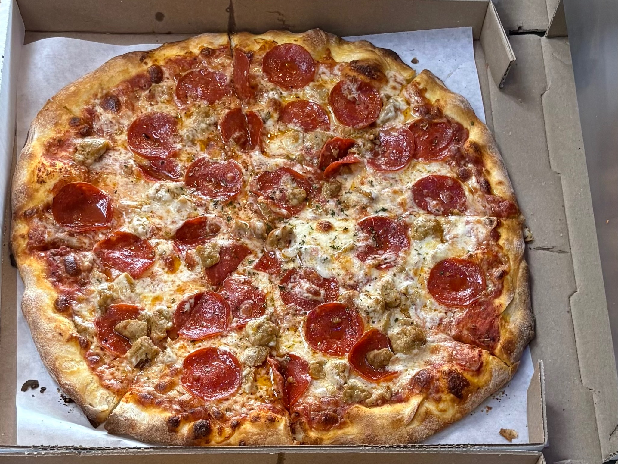 Large 2 Toppings.