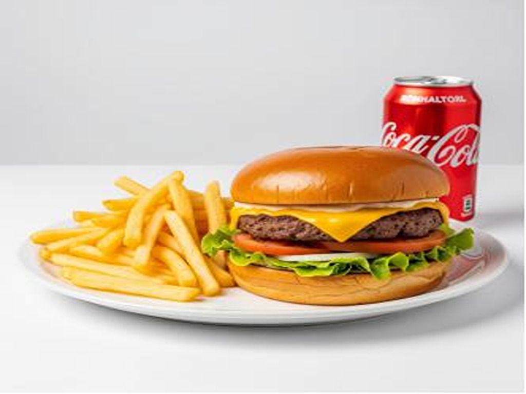 Cheese Burger Combo.