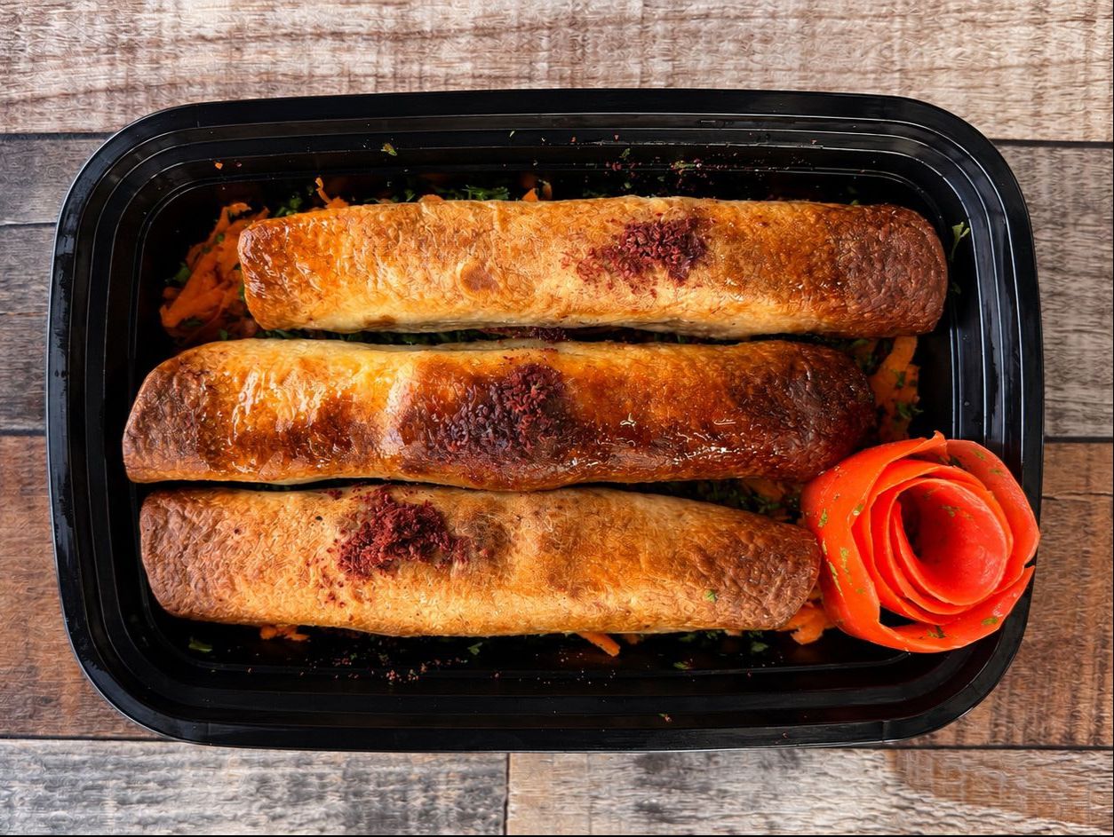Chicken Summaq Rolls.