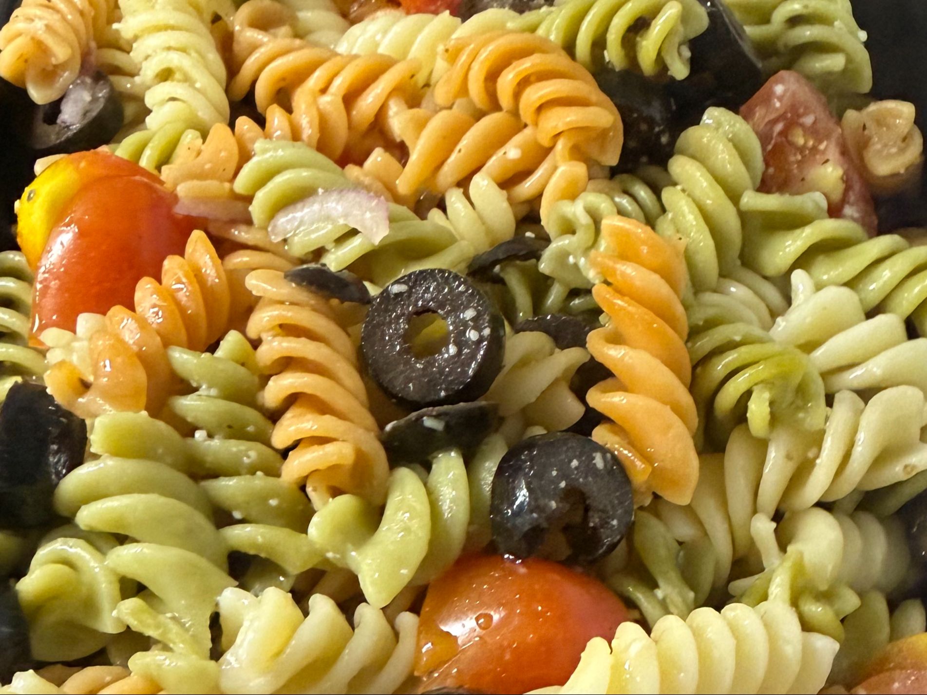 Pasta salad.