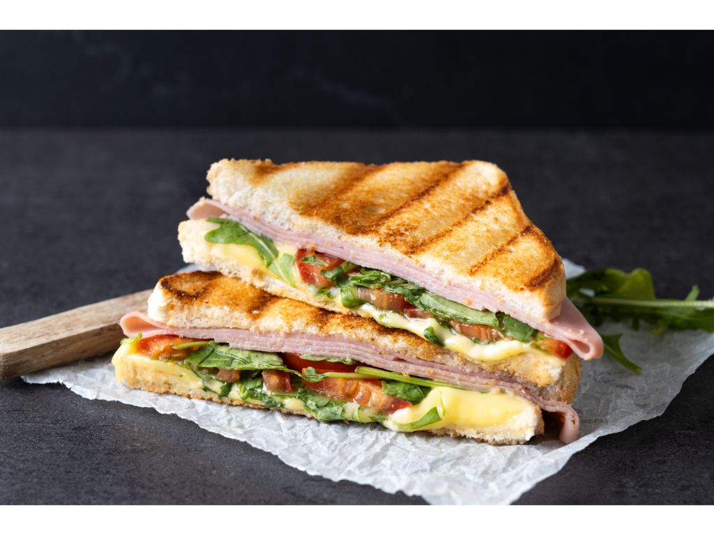 Ham Bacon Avocado Melt.