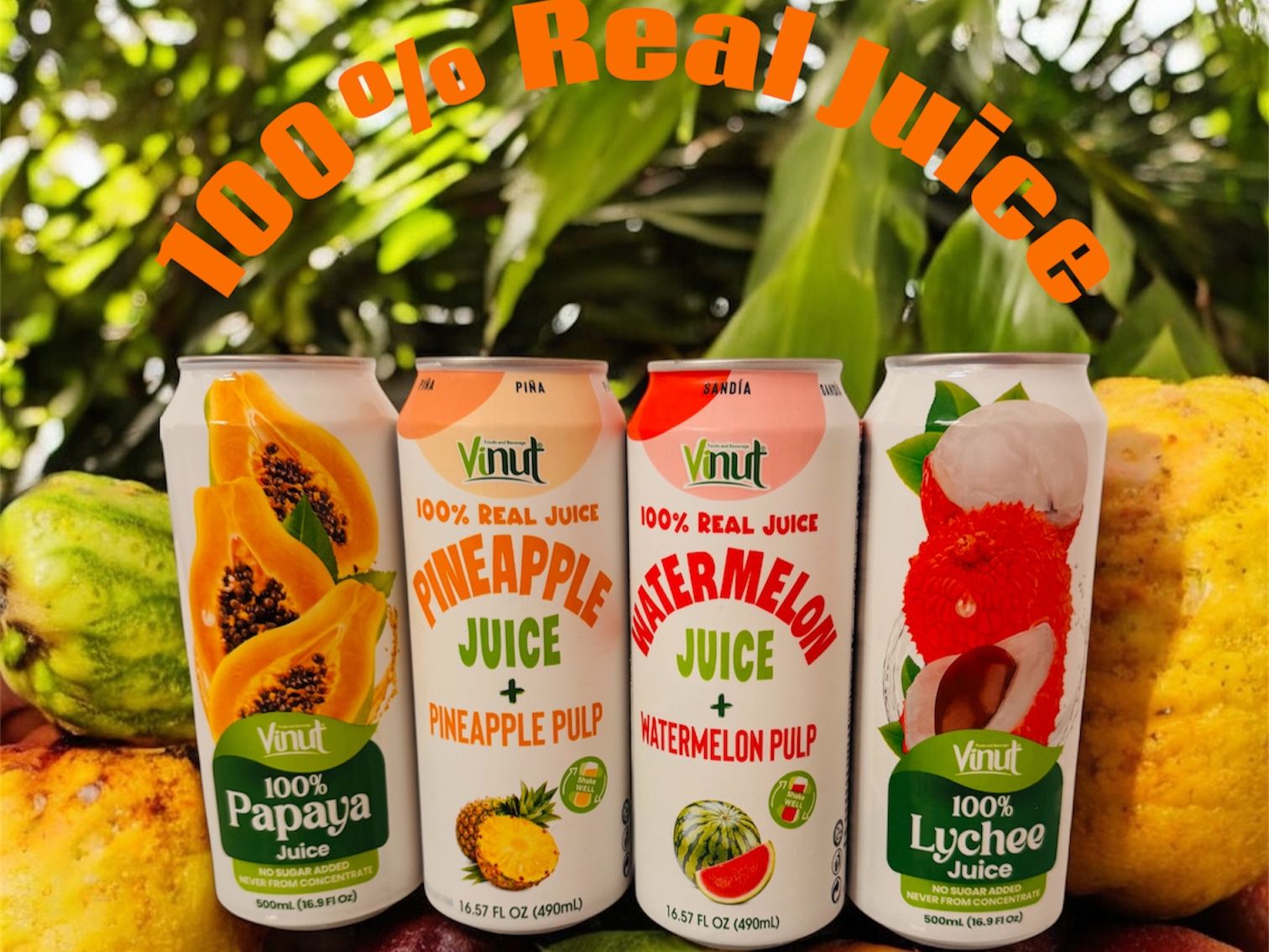 100% Real Juice.