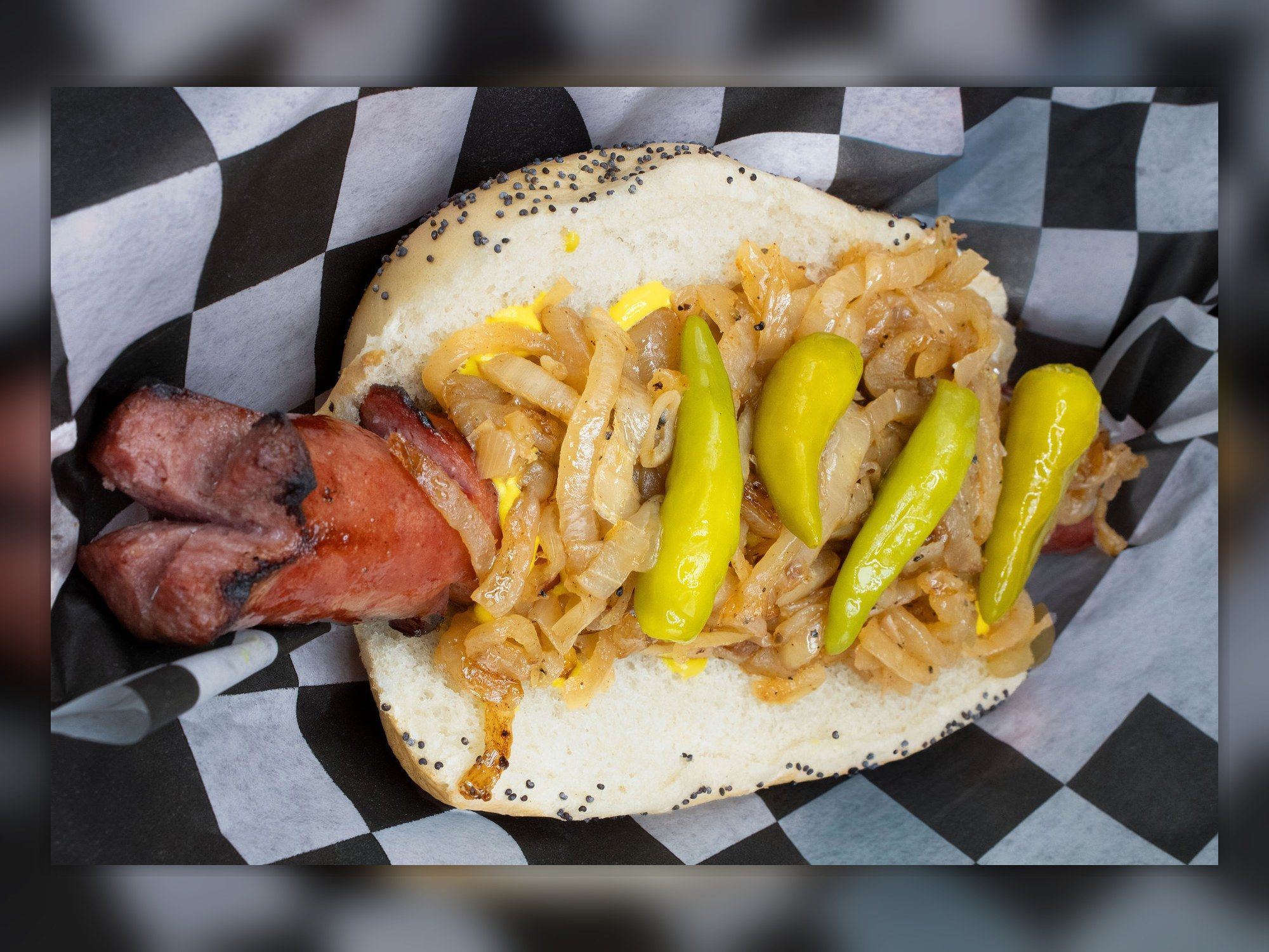 Maxwell Street Polish Sausage.