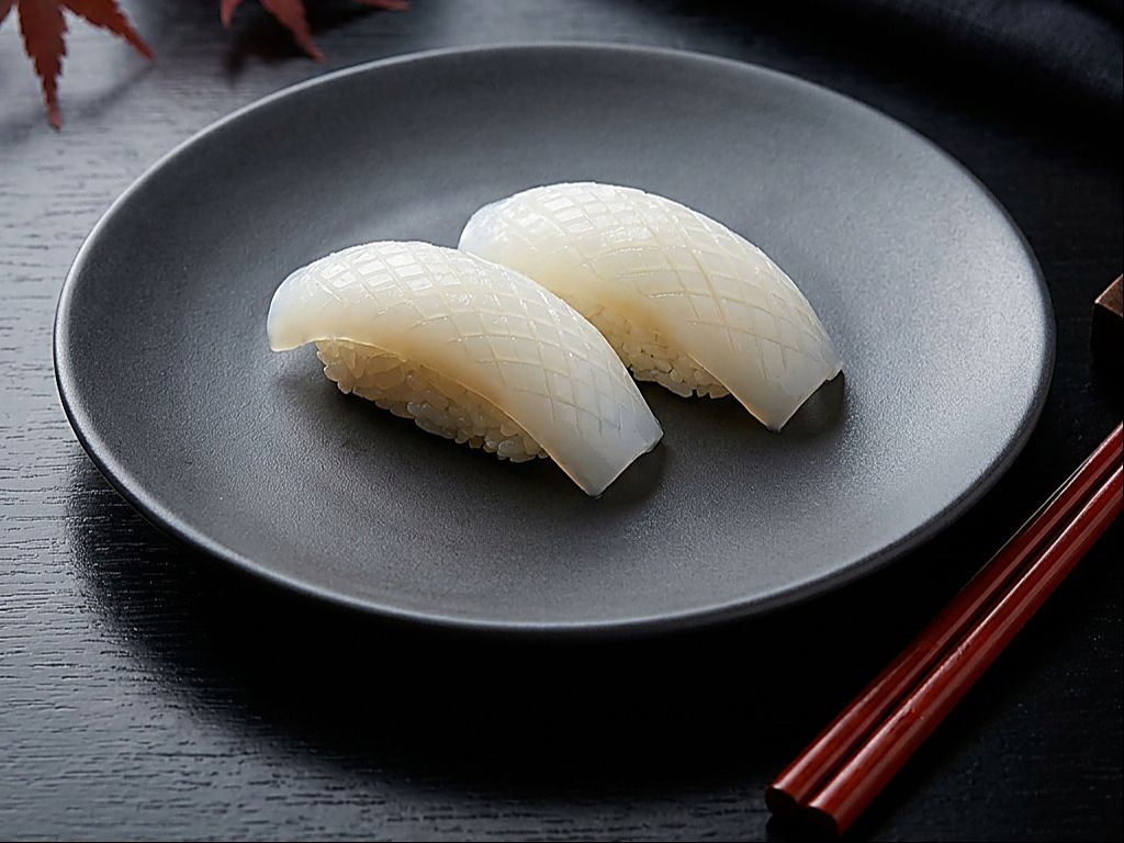Ika (Squid) Nigiri.