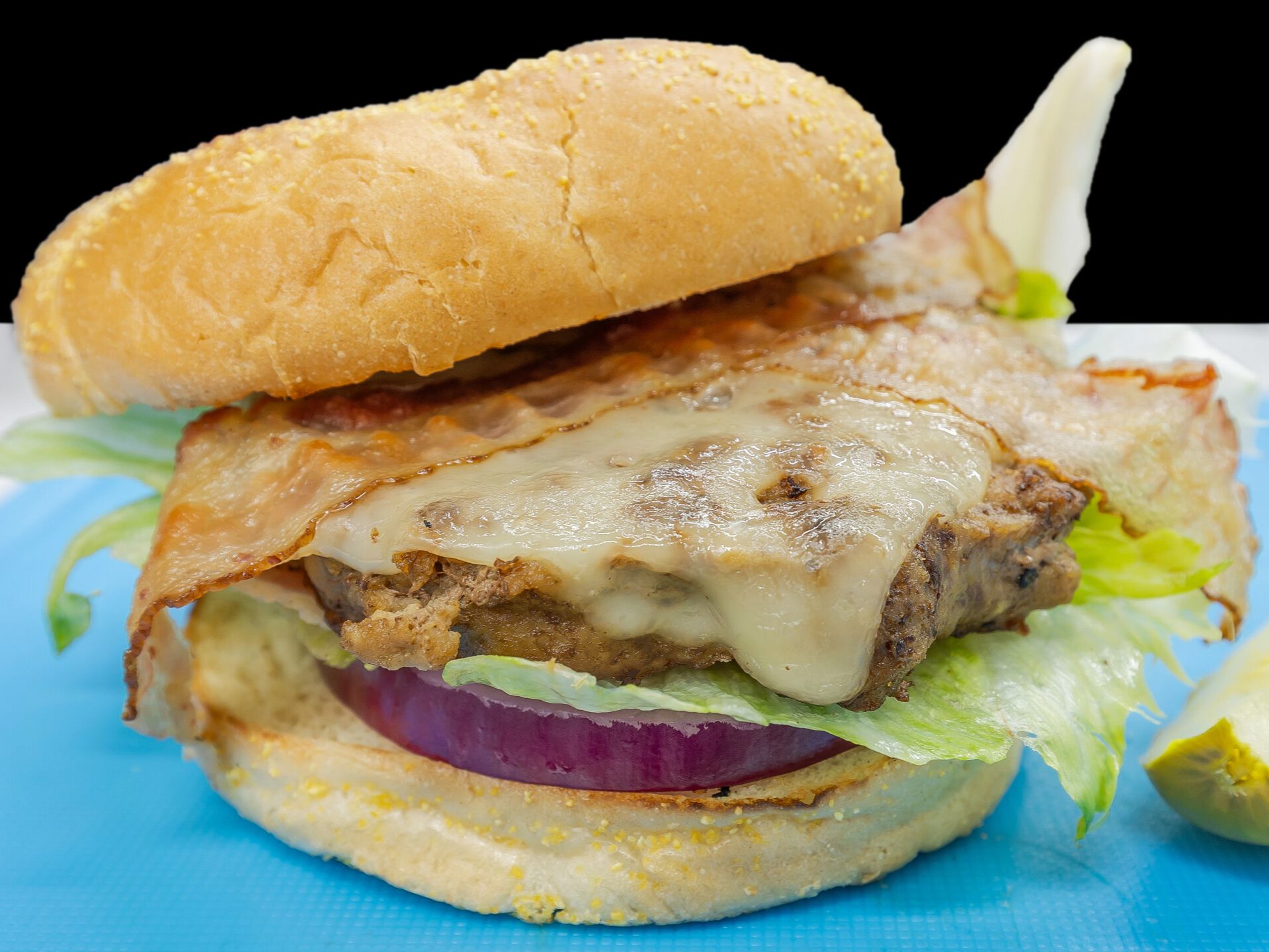 BACON SWISS BURGER