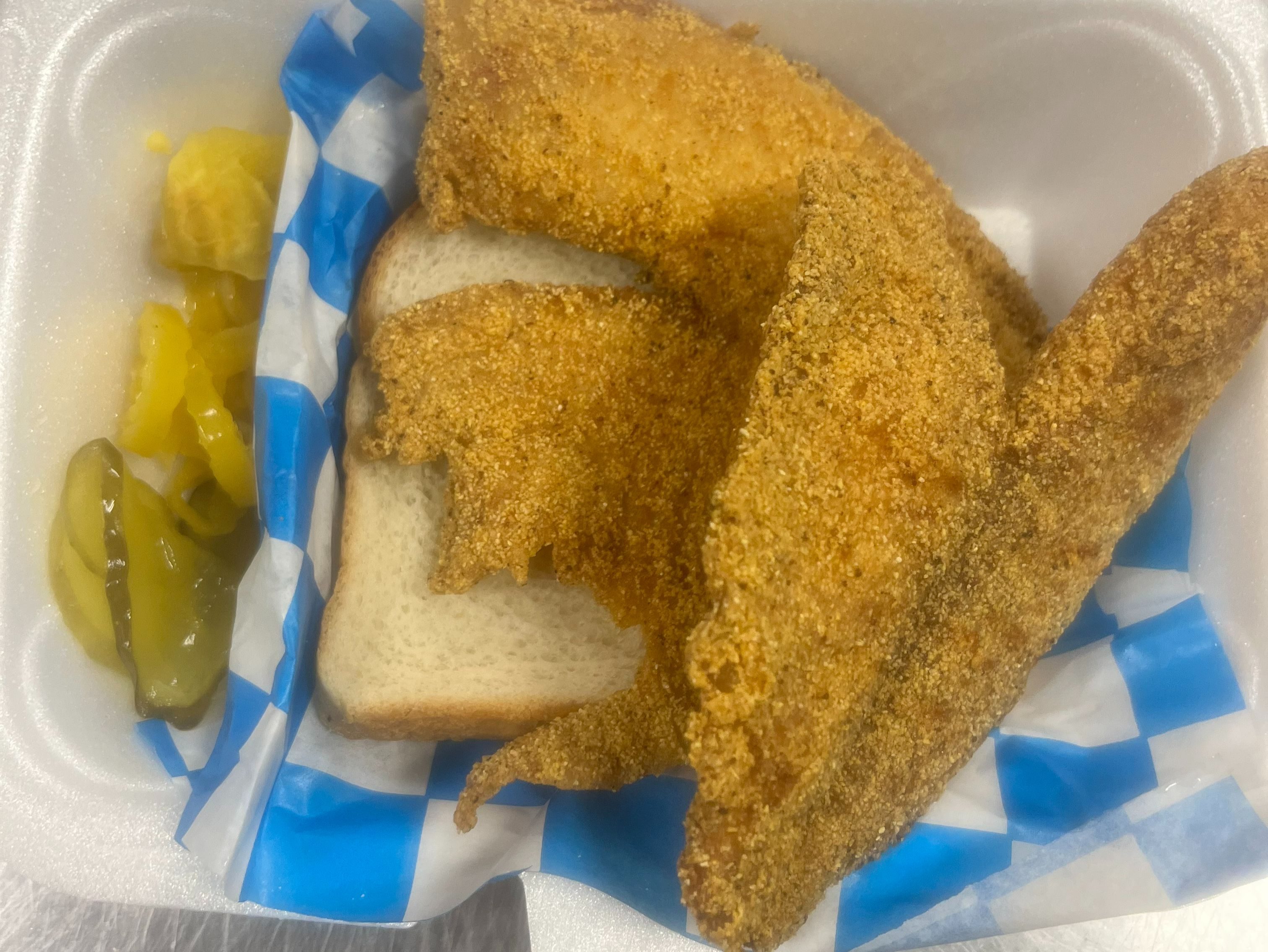 2 Piece Tilapia Fillet Sandwich.