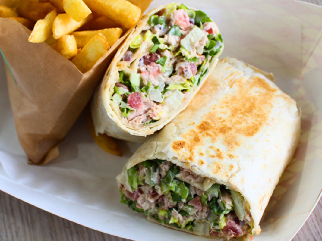 Tuna Melt Wrap.