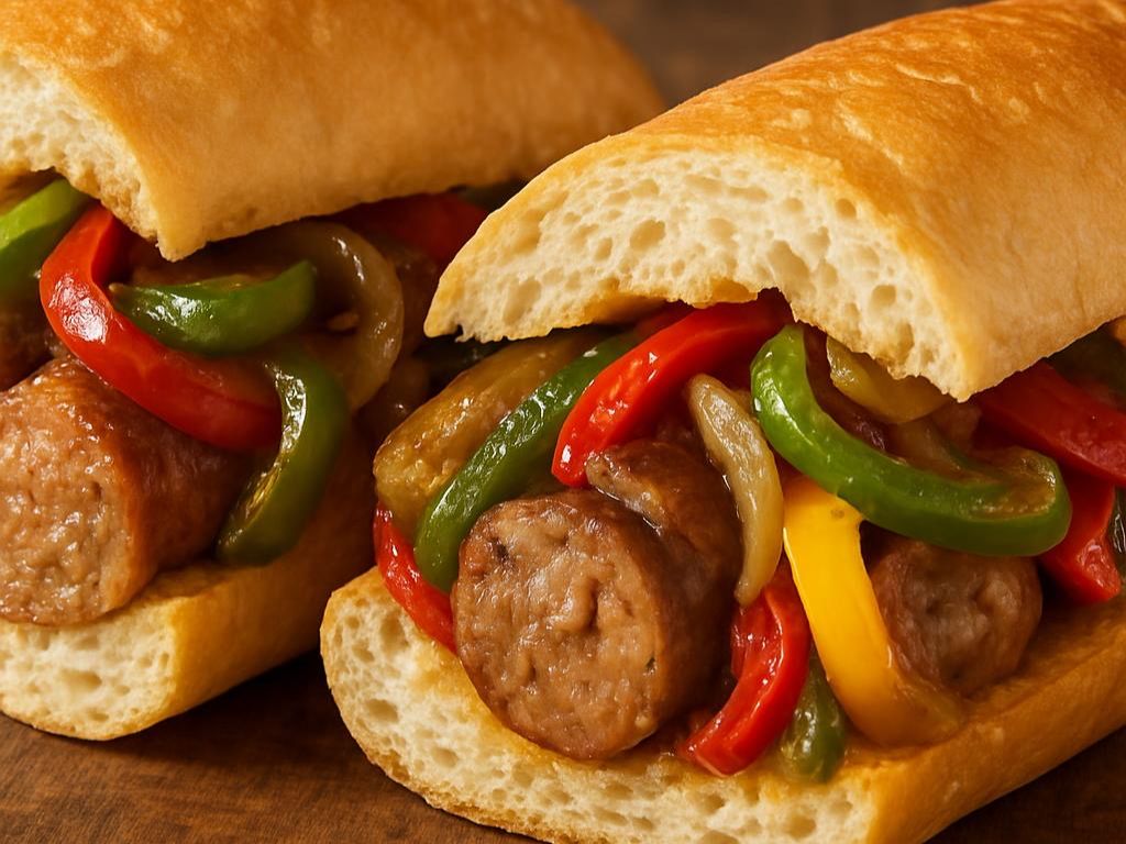 Sausage and Pepper Sub 10".