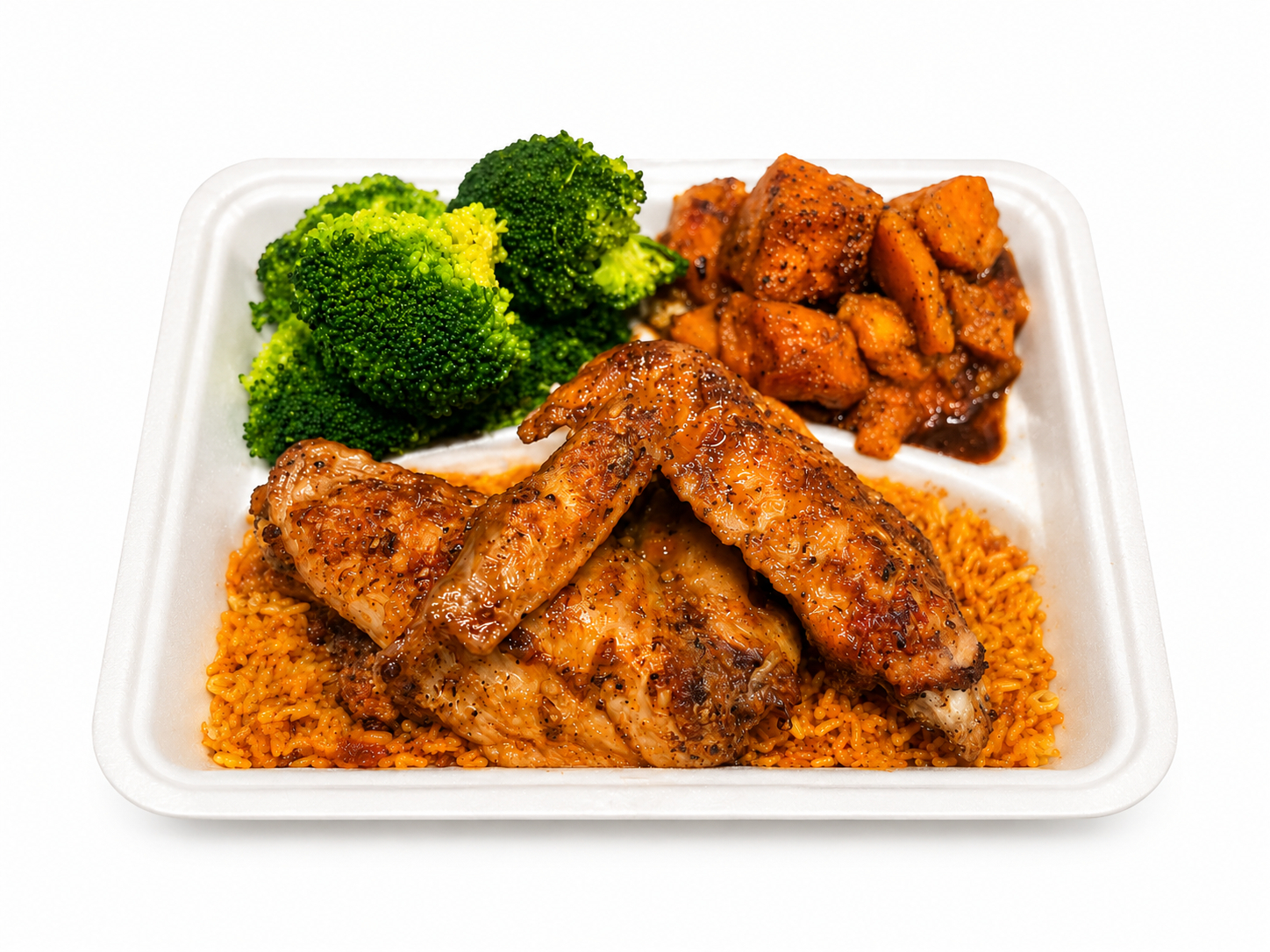 Baked Turkey Wing Platter.