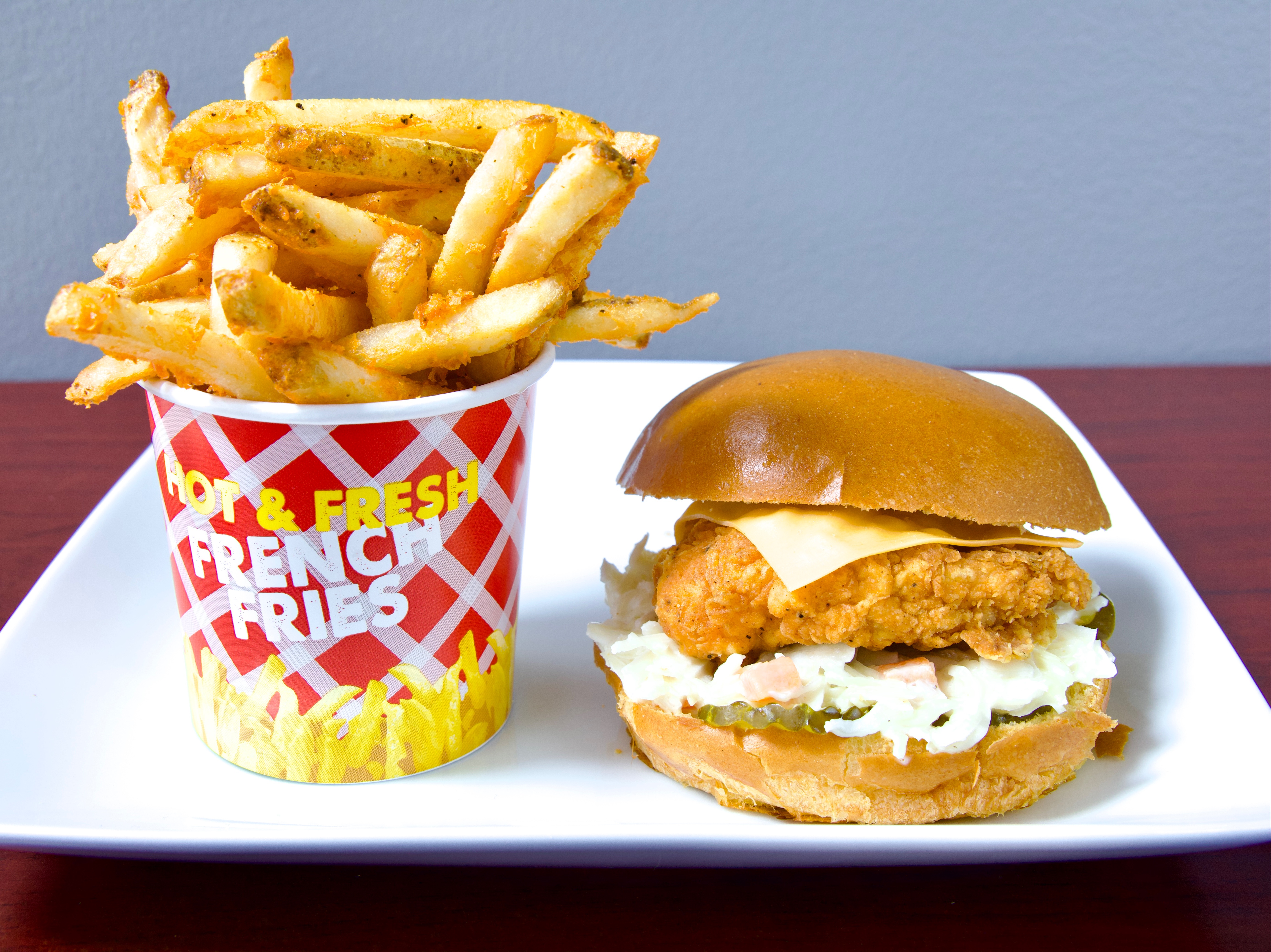 Nashville Chicken Sandwich & 1 Side.