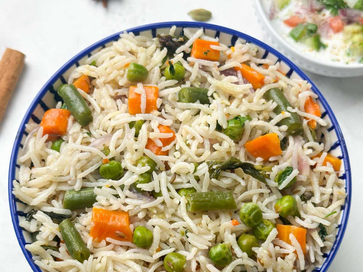 Vegetable Pilav.