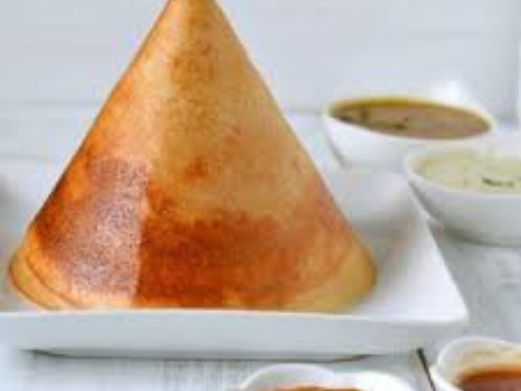 Butter Cone Dosa.