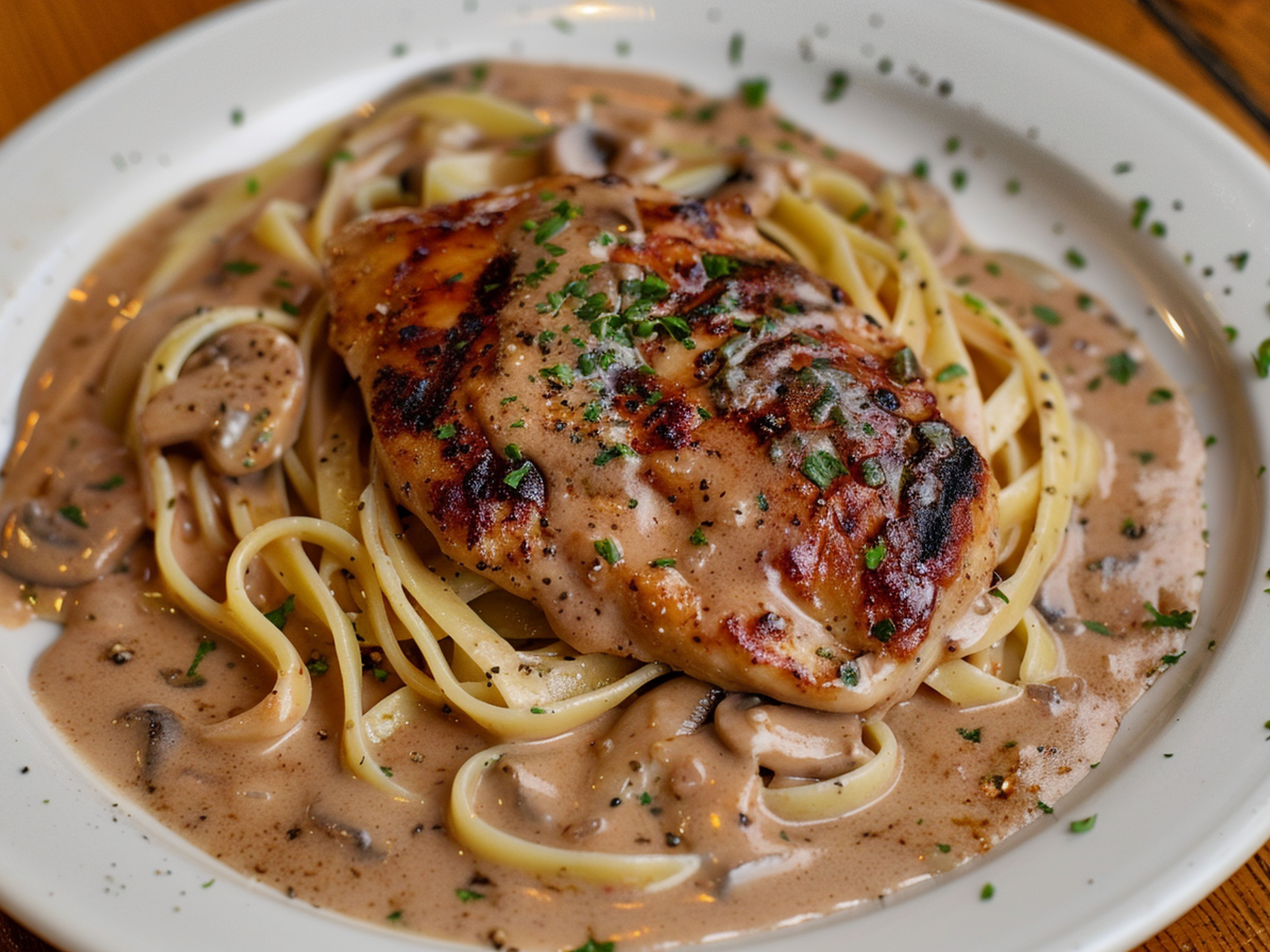 Chicken Marsala.