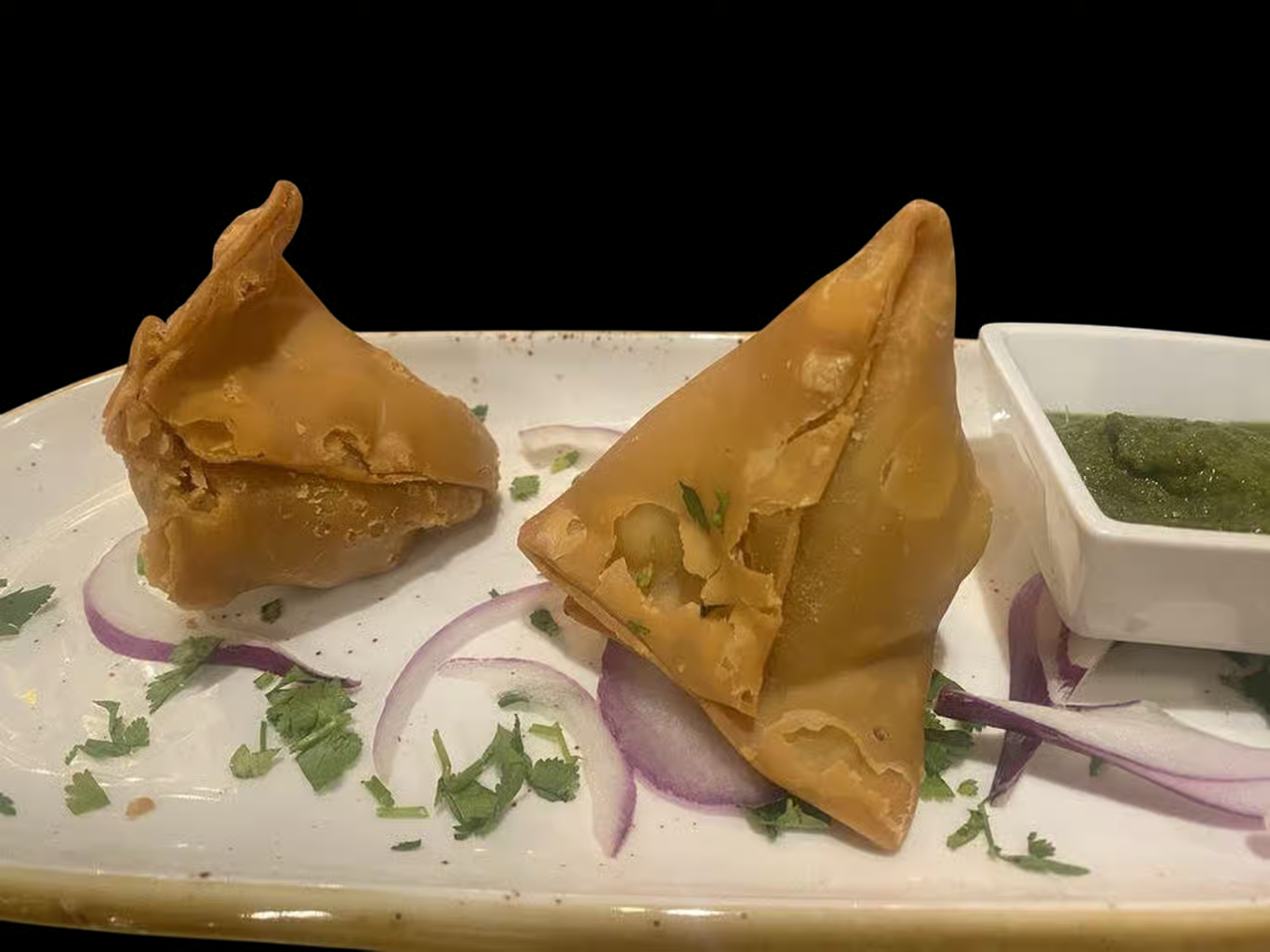 Samosas.