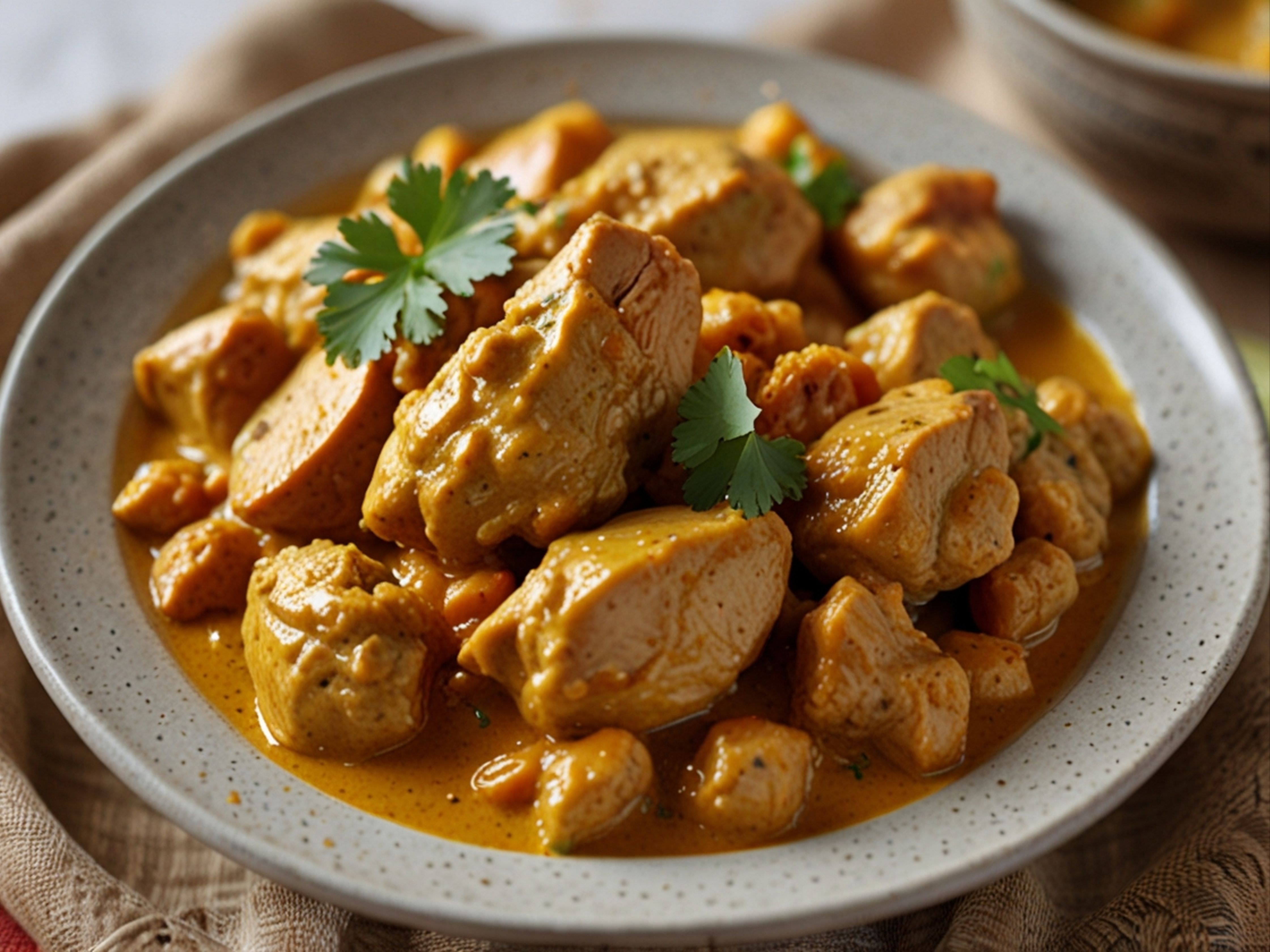 CHICKEN KORMA.