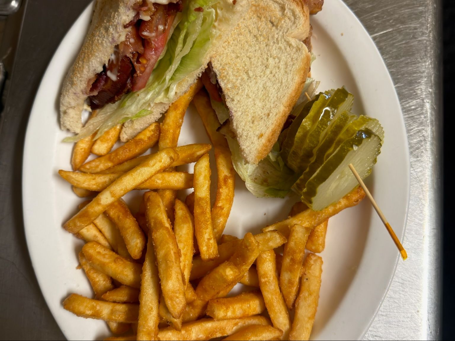 Bacon, Lettuce & Tomato (BLT) Sandwich.