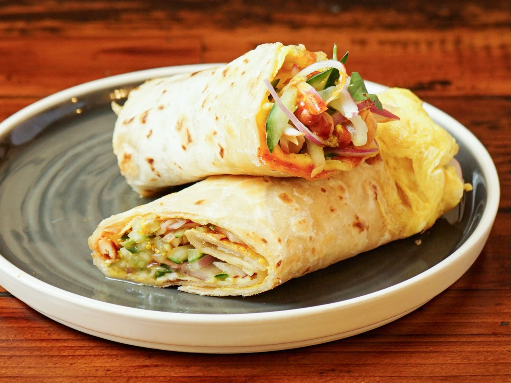 Kolkata Kathi Roll - Egg · Paneer · Chicken · Keema.