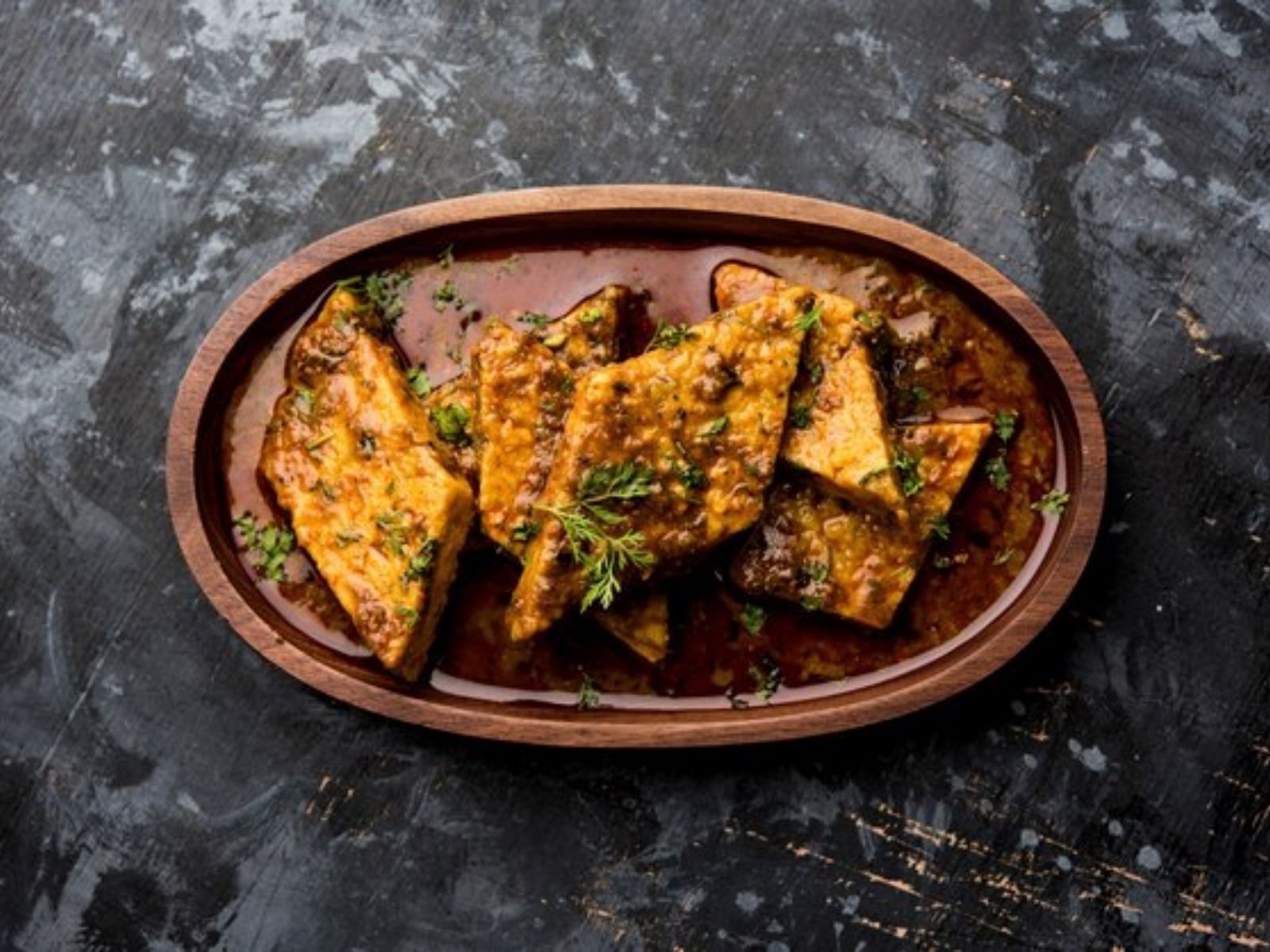 Curry Leaves Paneer (V, GF).