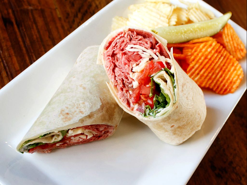 Roast Beef & Parmesan Wrap.