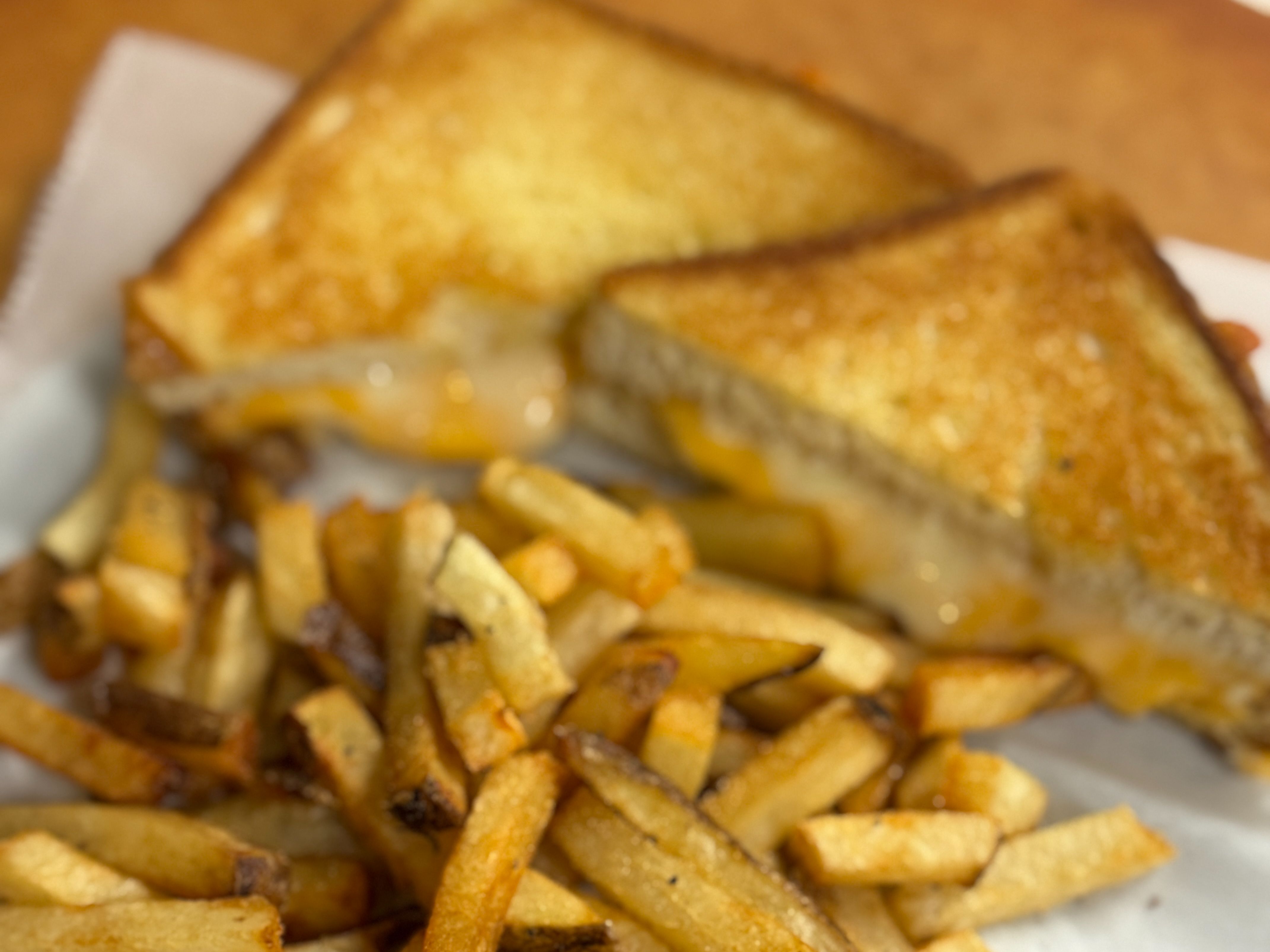 Grilled Cheese w/ Fries.