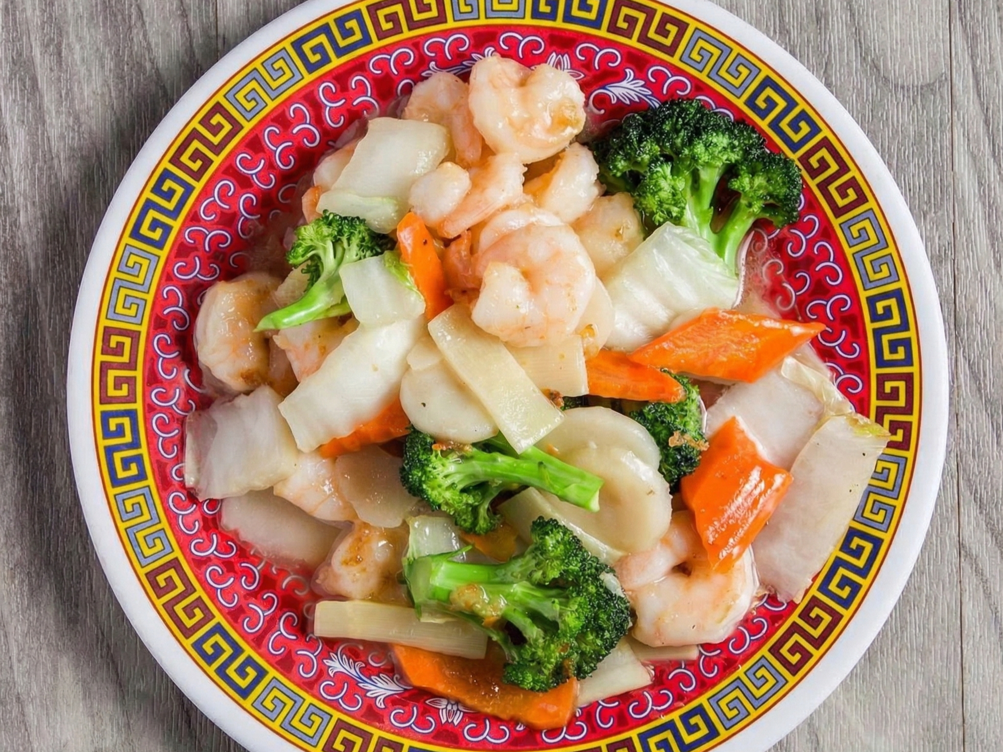 Shrimp With Vegetables.