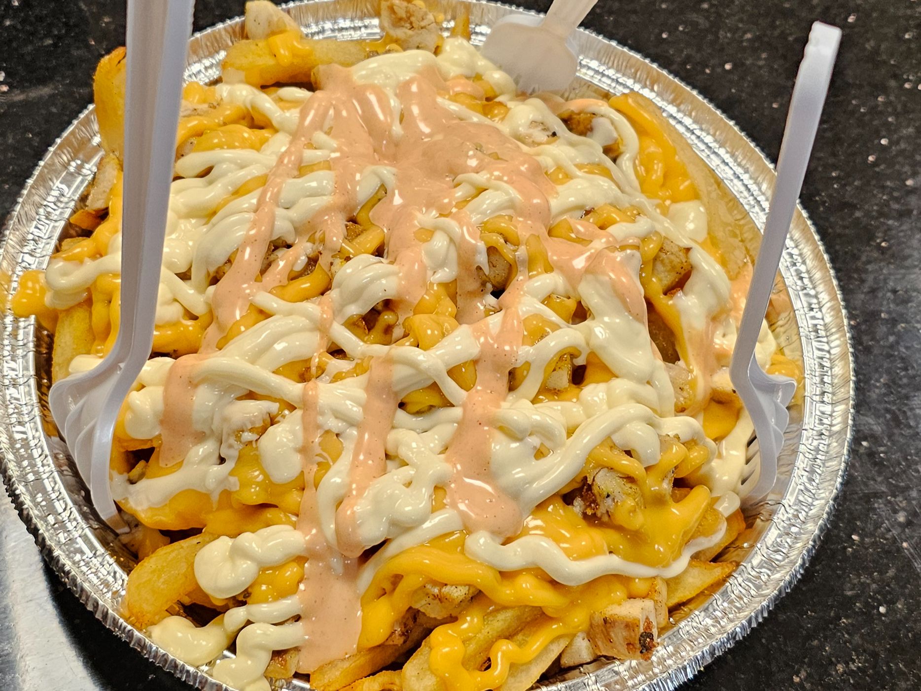 Chicken Loaded Fries.