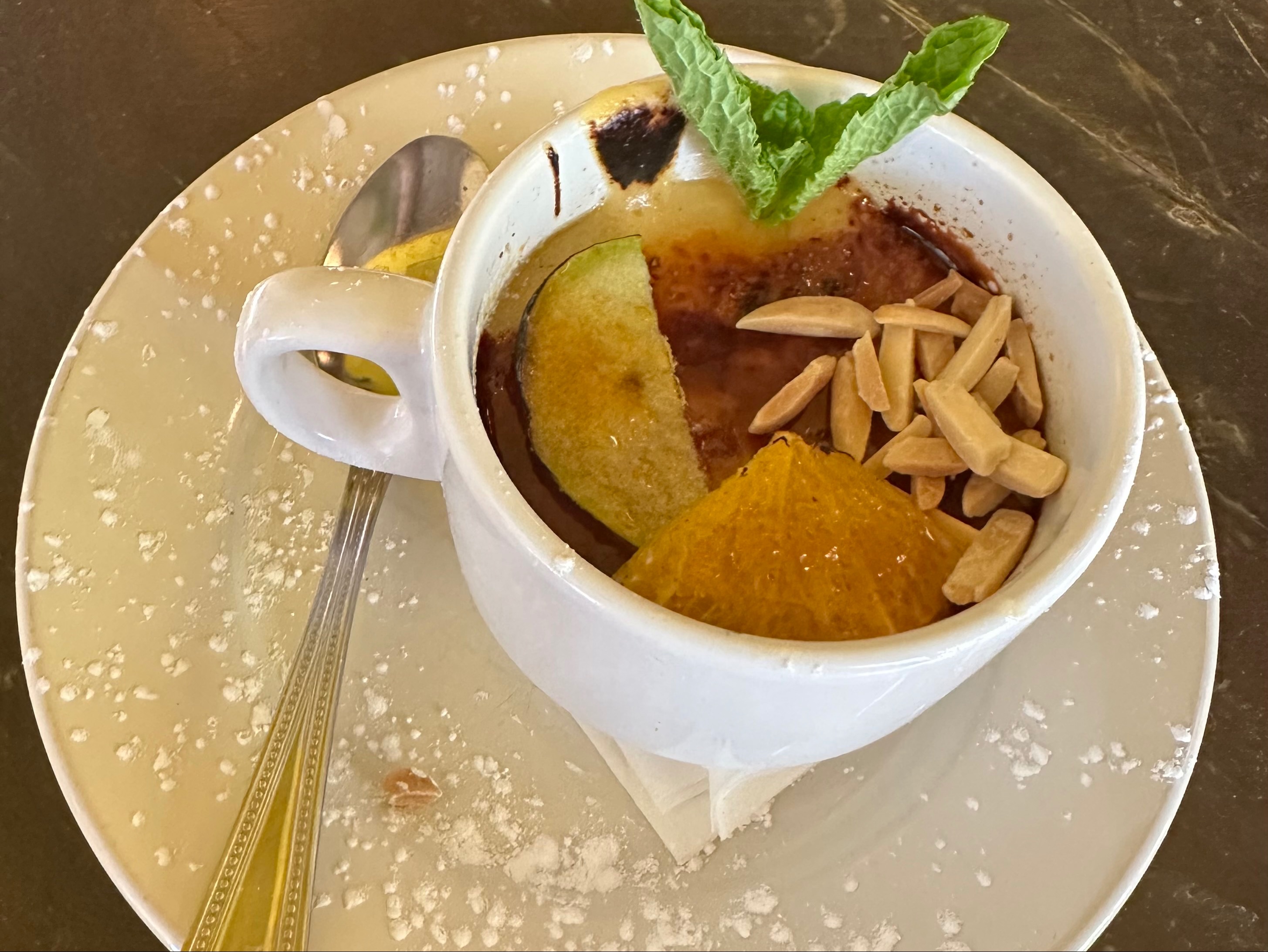 Coconut Cream Brulé.