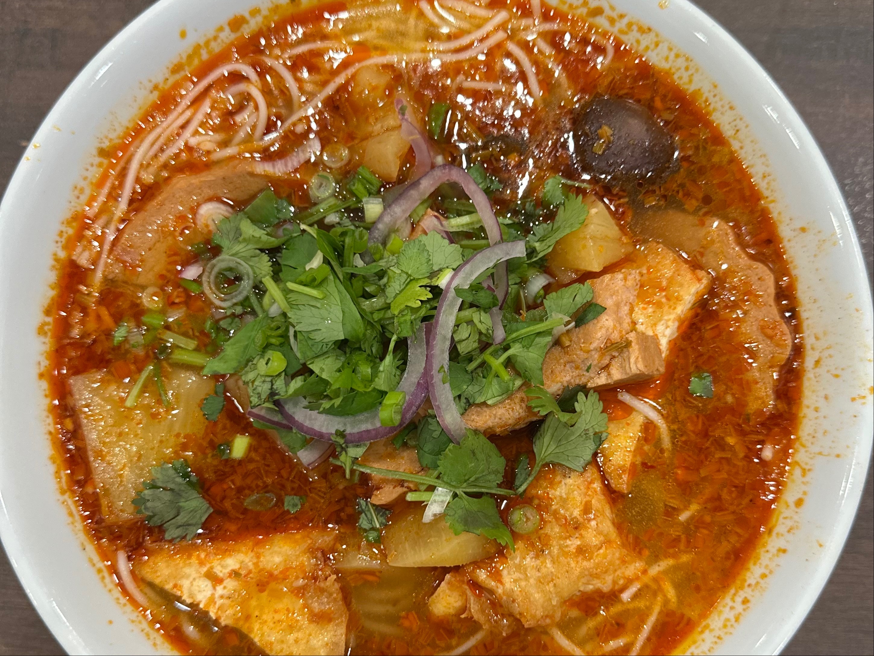 BBH 2.  Vegan BUN BO HUE- Vegan Spicy Noodle Soup