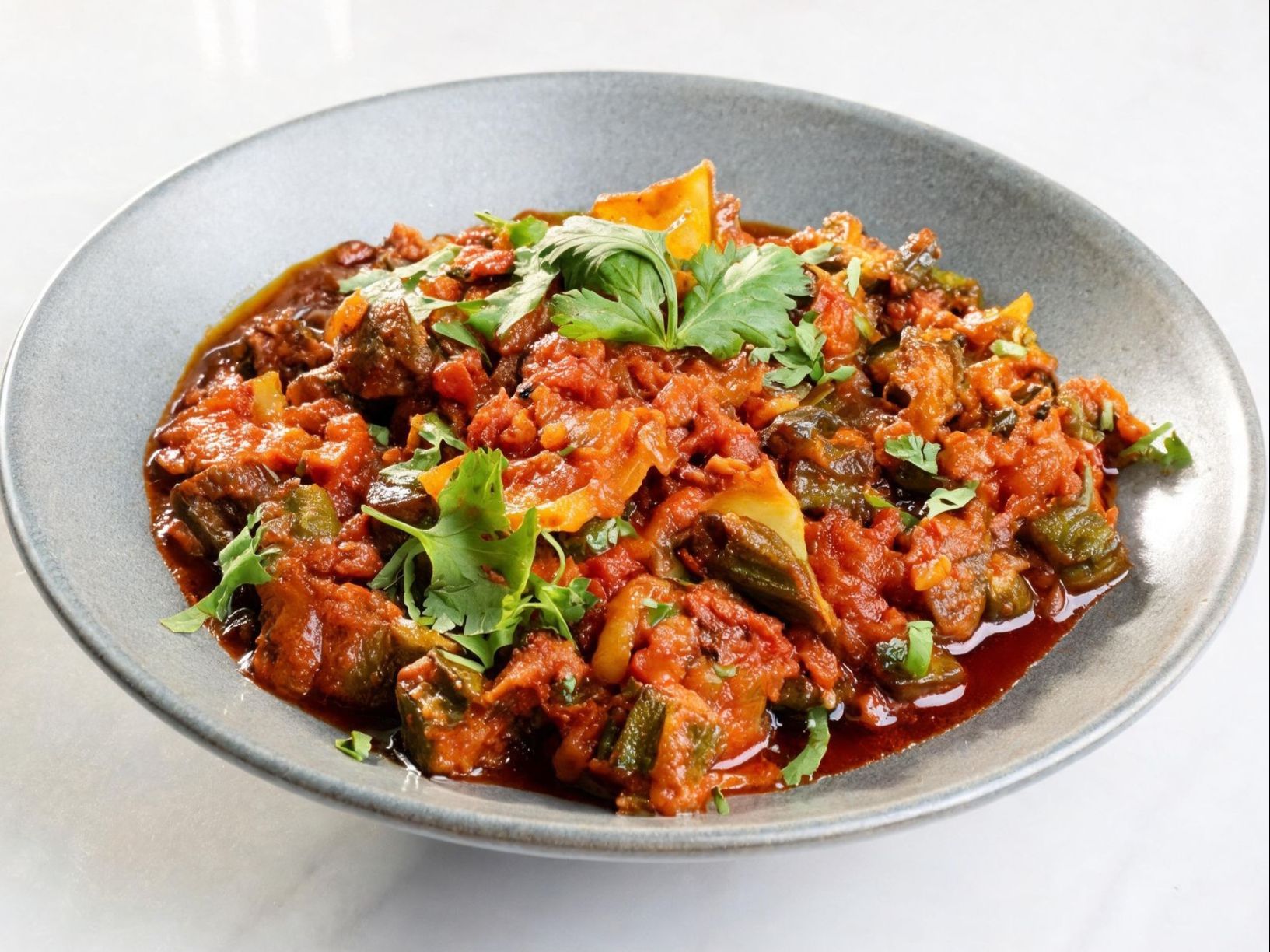 BHINDI (OKRA) MASALA.