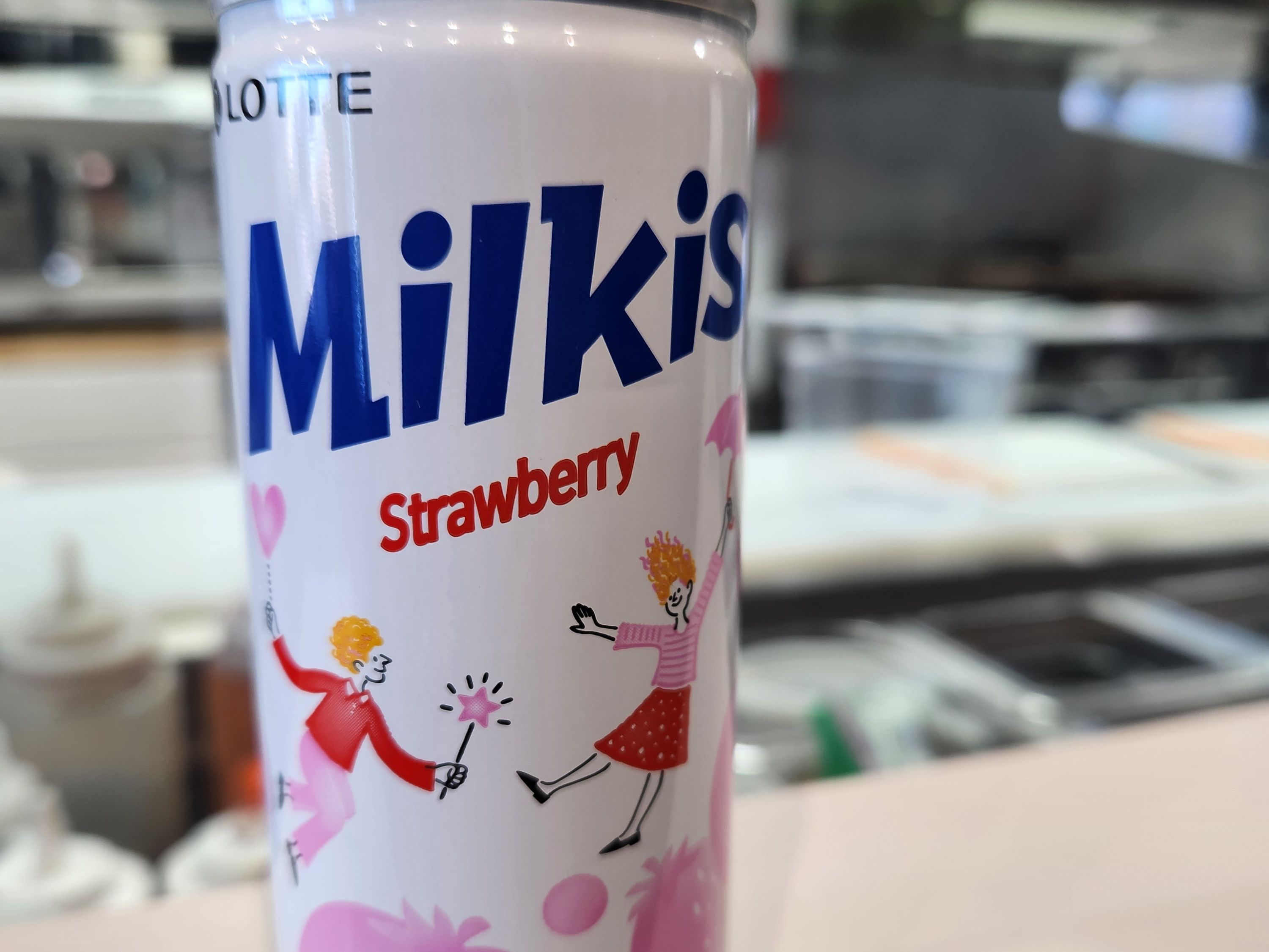 Milkis Soda (Strawberry).