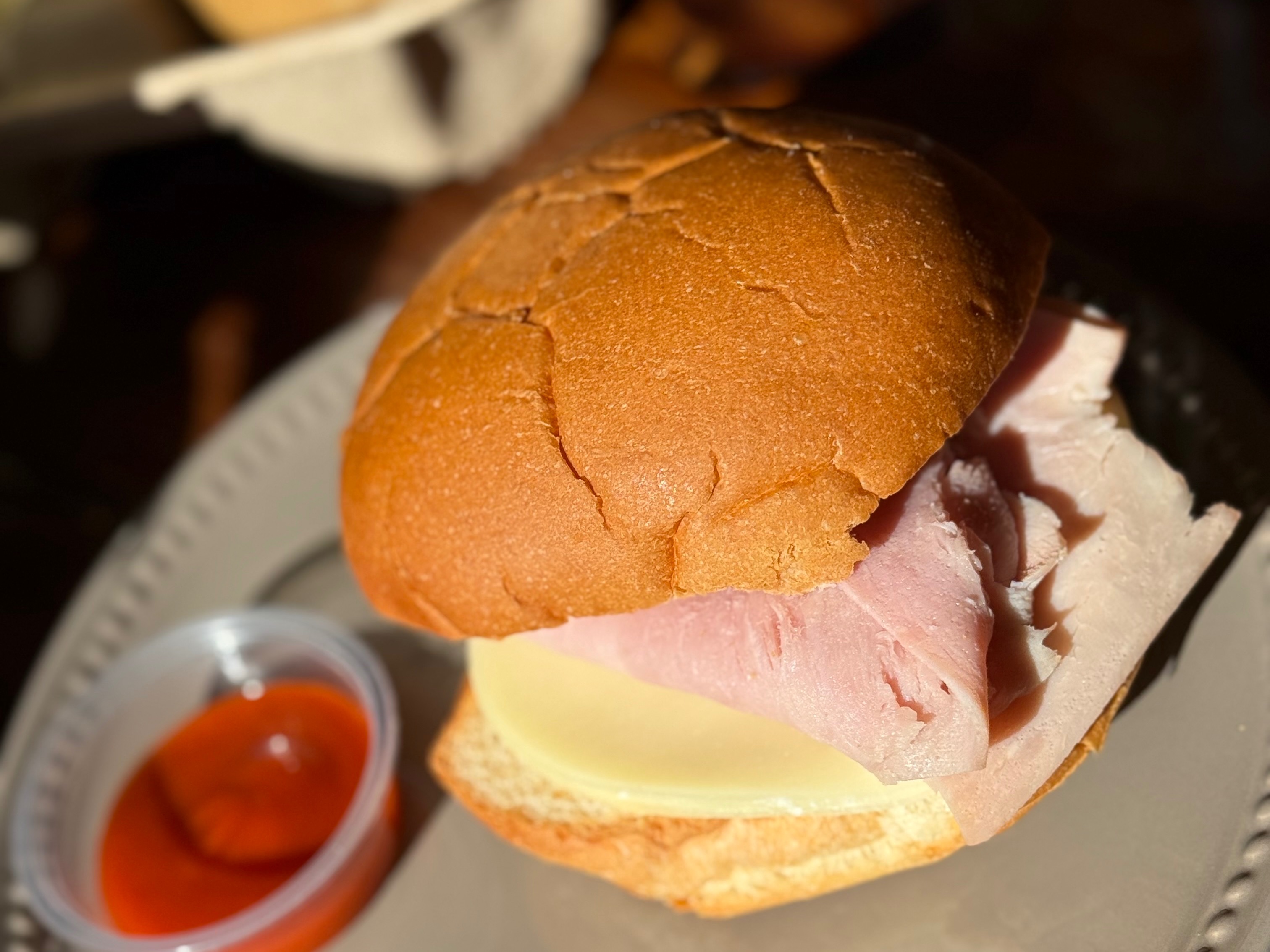 Brioche Ham & Cheese.