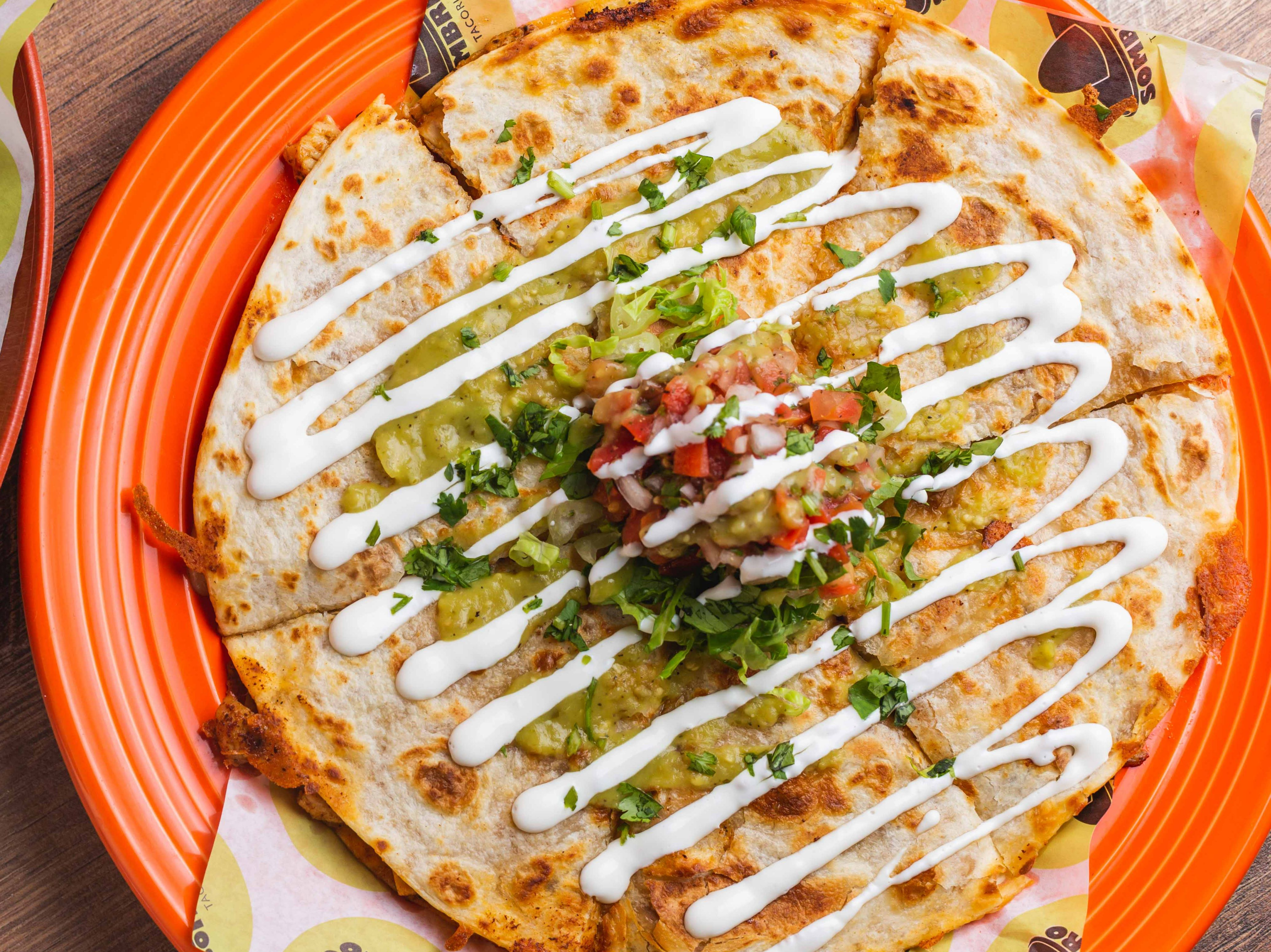 Chorizo Quesadilla.