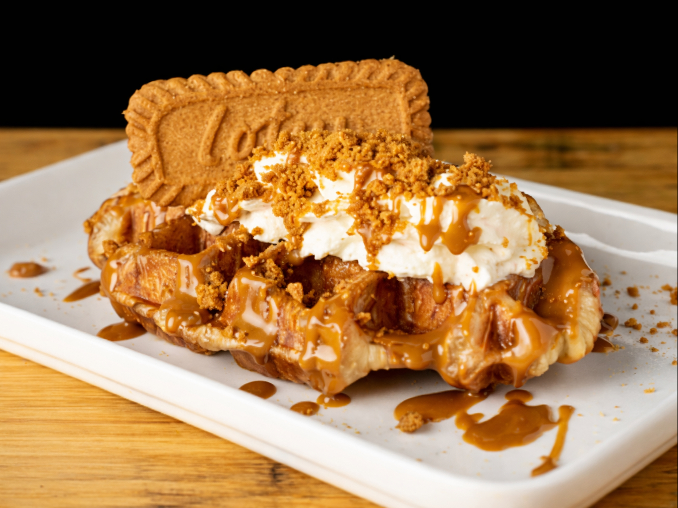 Biscoff Creamy Croffle
