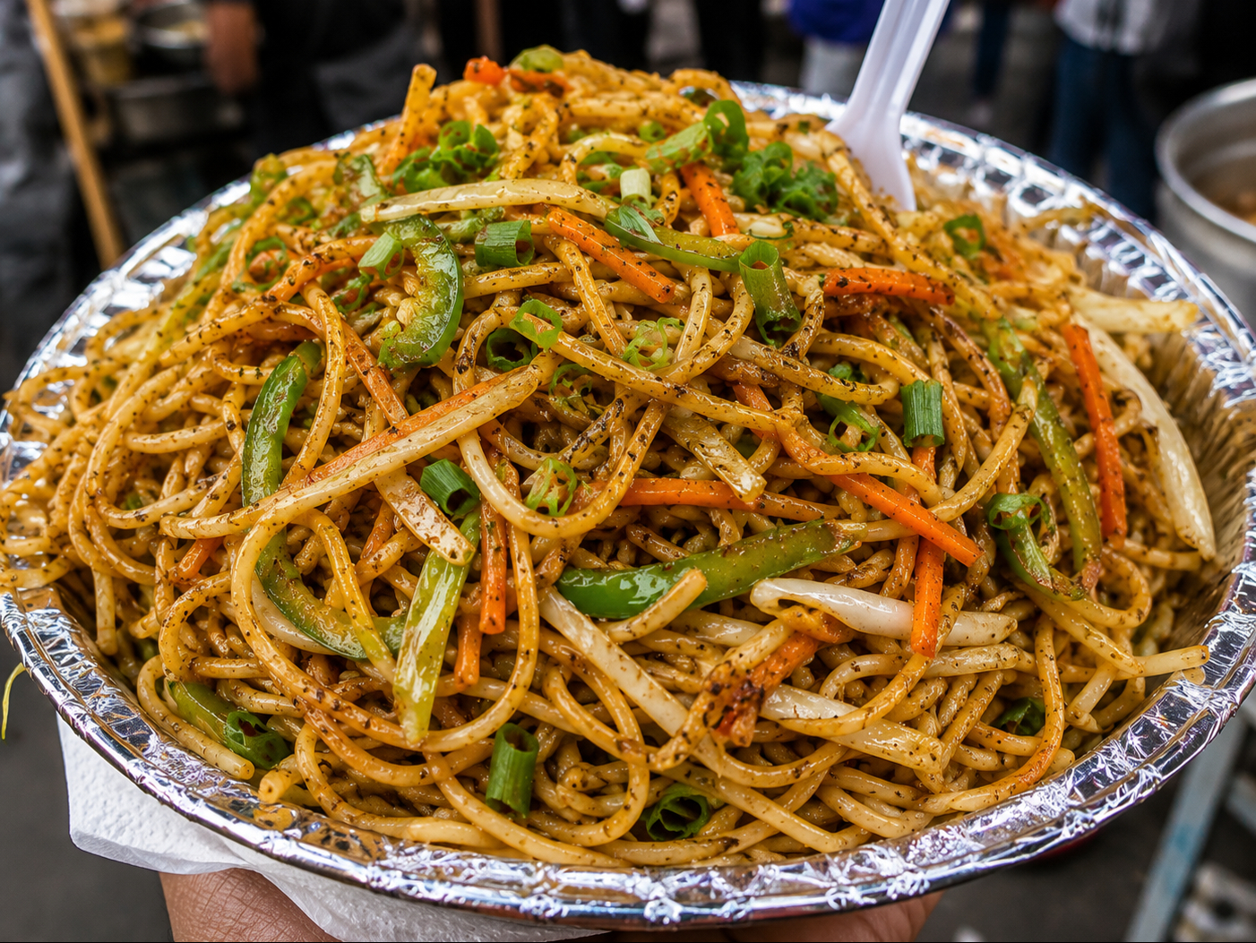 VEG HAKKA NOODLES.