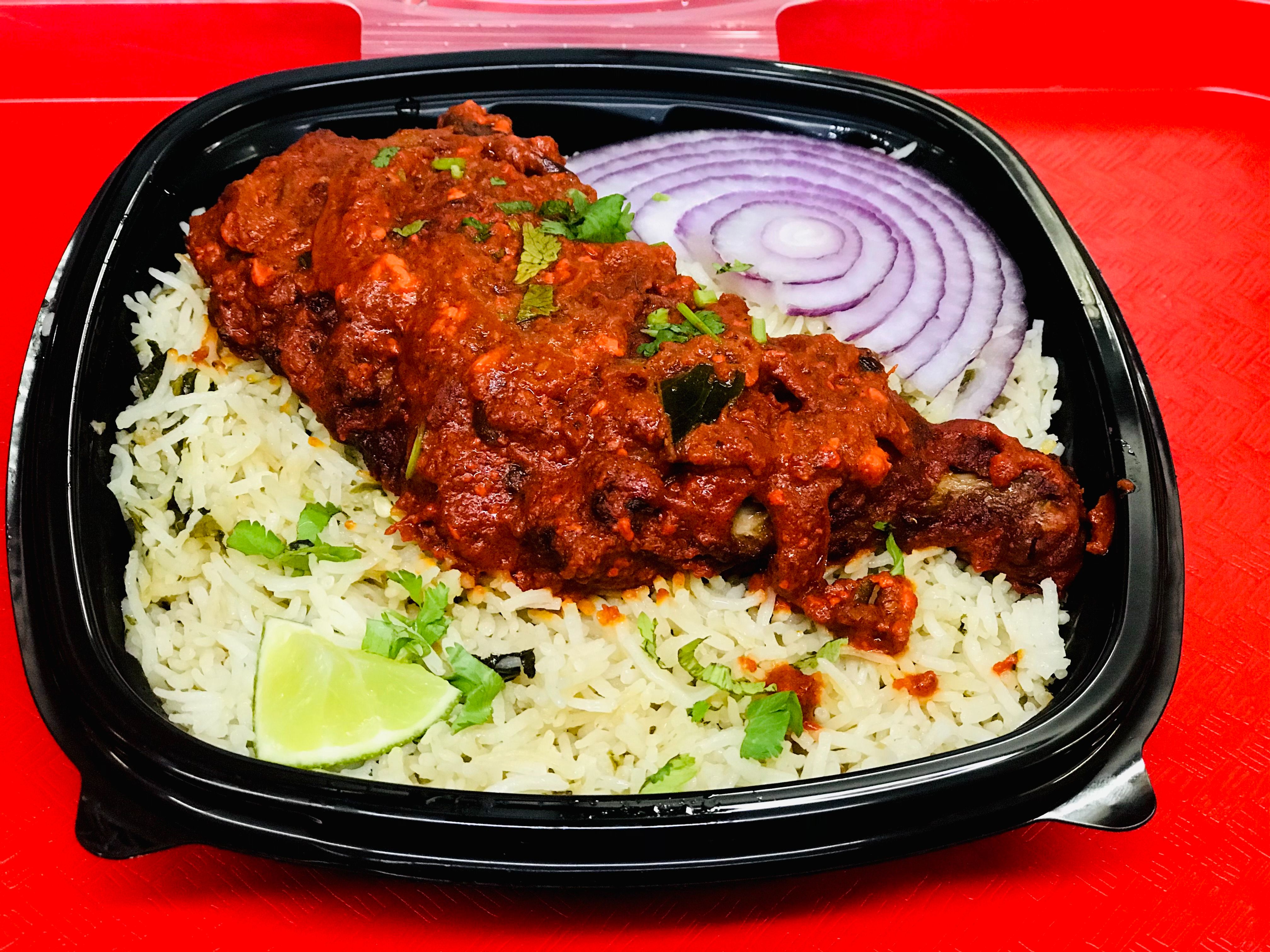 Chicken Joint Fry Piece Biryani.