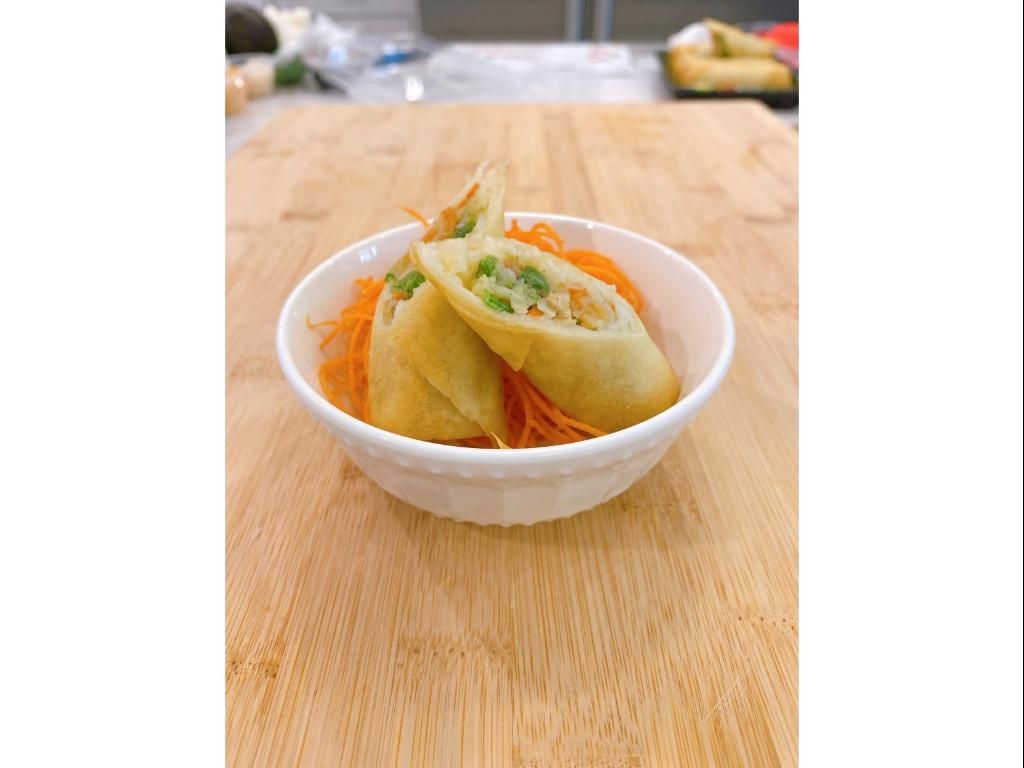 VEGETABLE SPRING ROLLS.